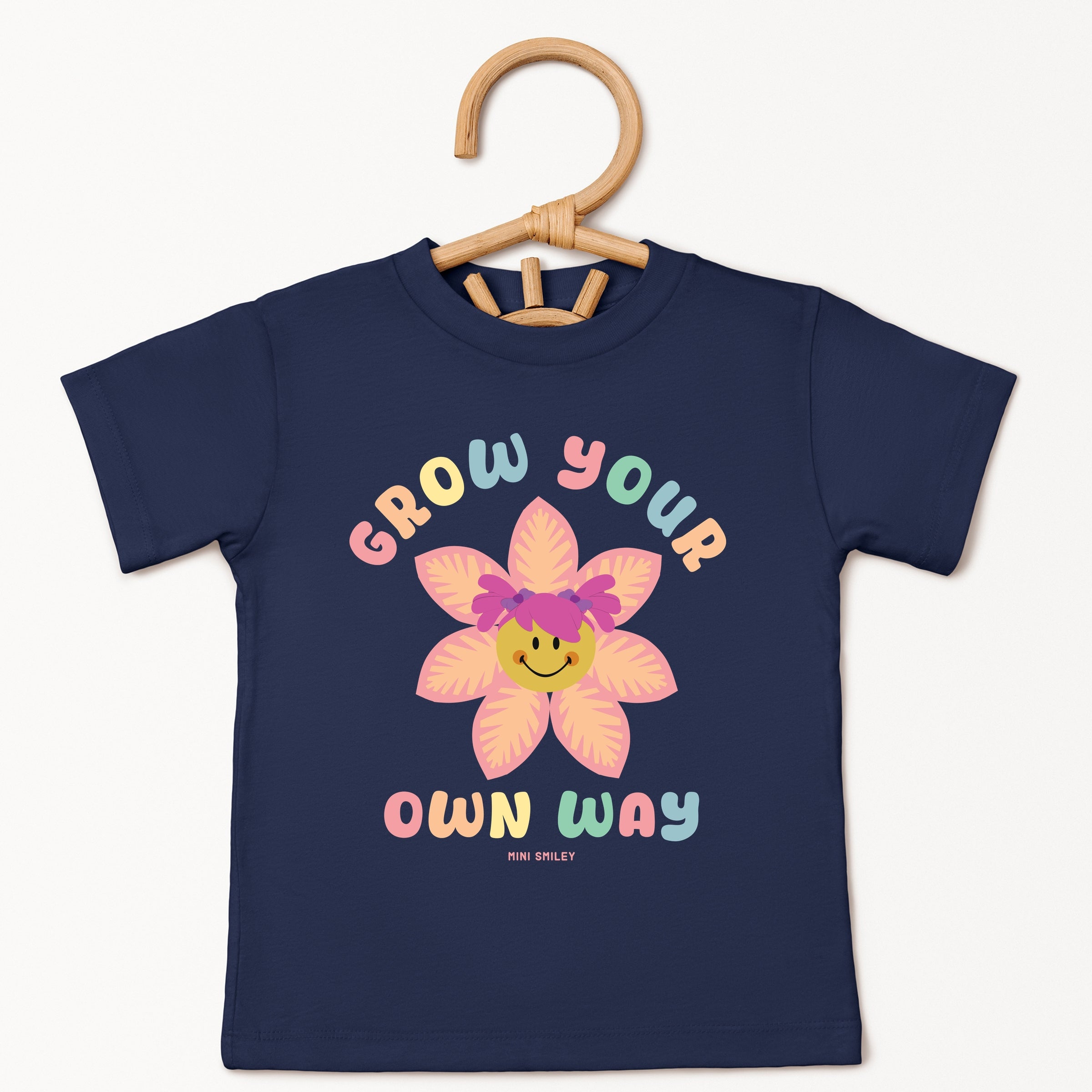 Mini Smiley Grow Your Own Way - Toddler Short Sleeve Graphic T-Shirt