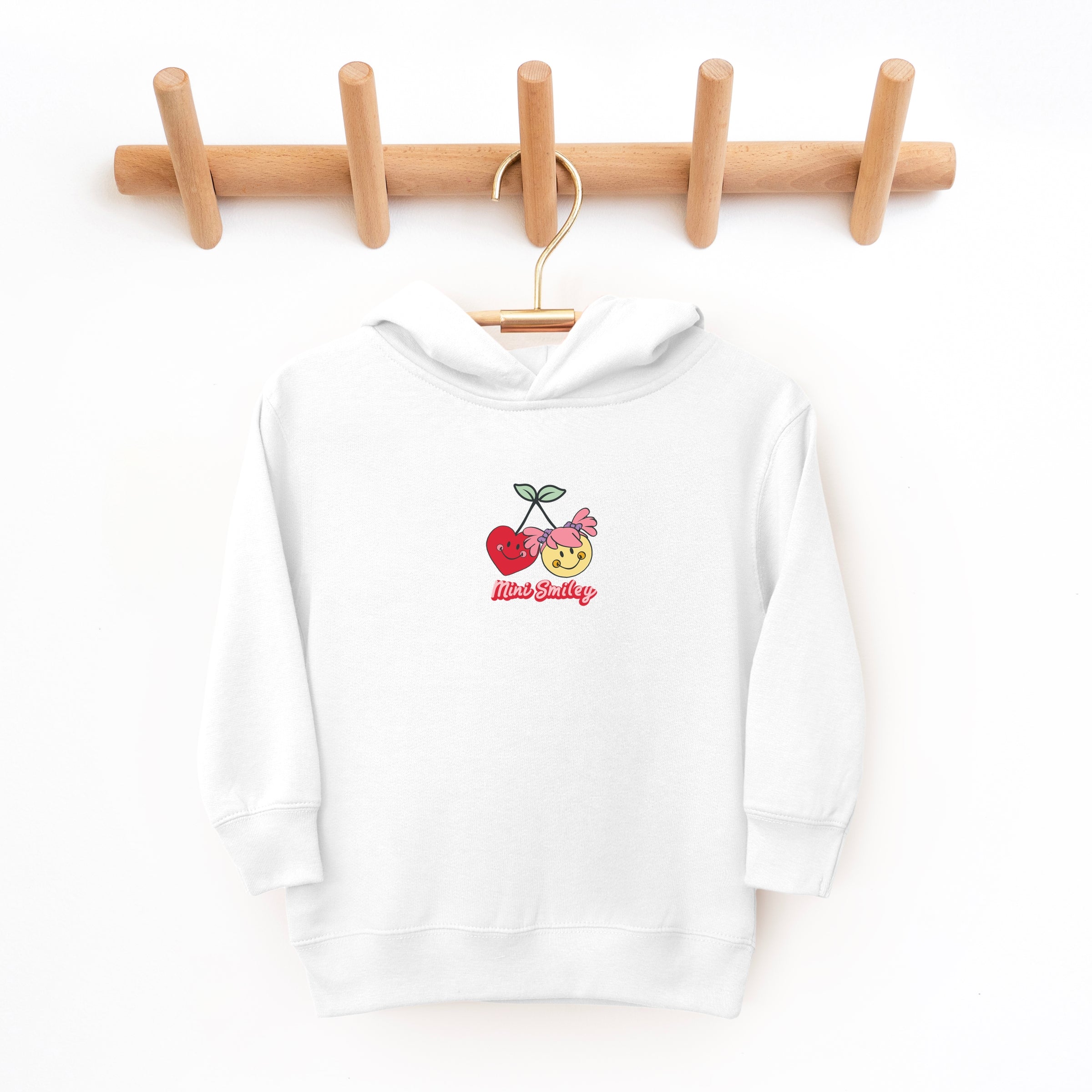 Mini Smiley Kind Cute & Happy - Toddler Hoodie