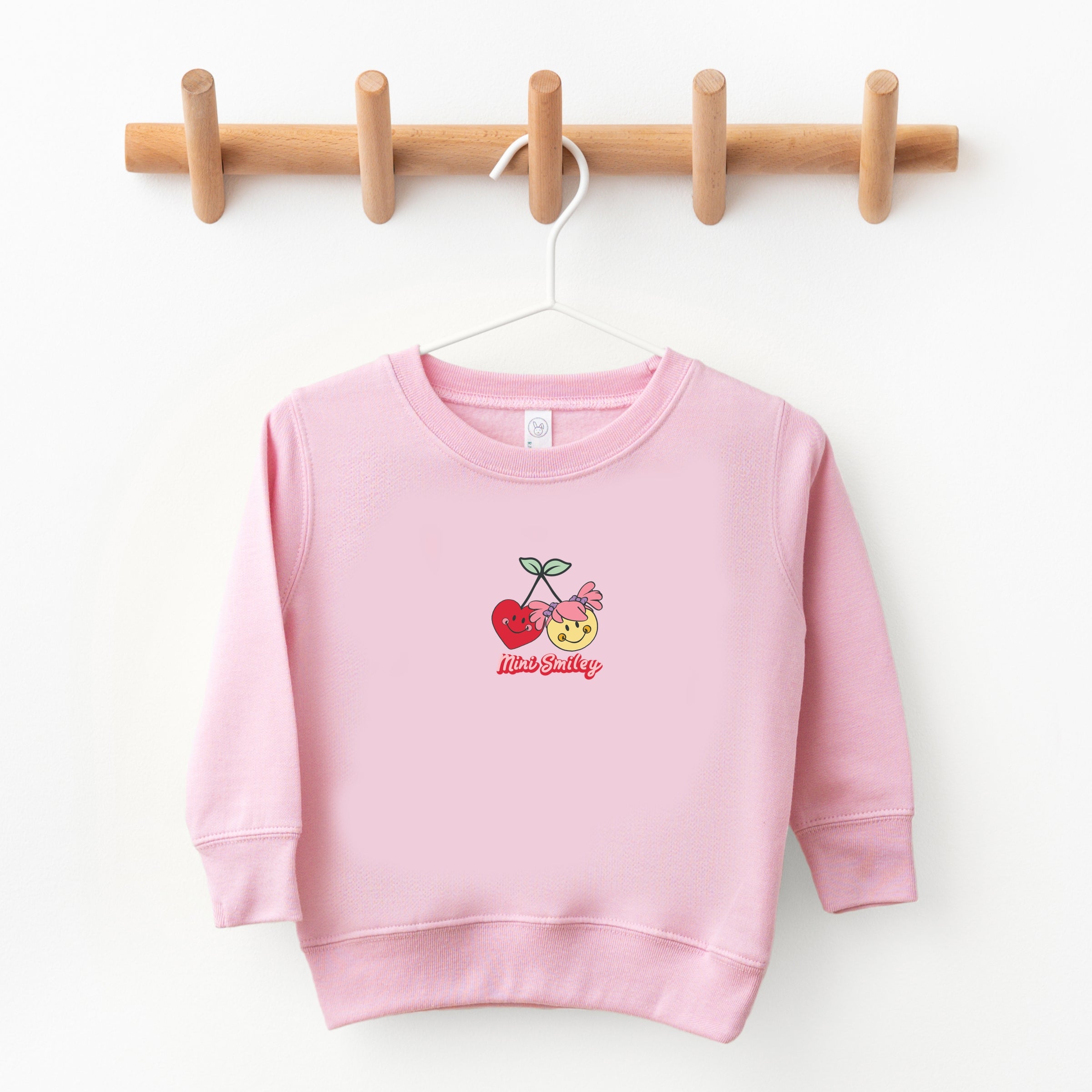 Mini Smiley Kind Cute & Happy - Toddler Graphic Sweatshirt