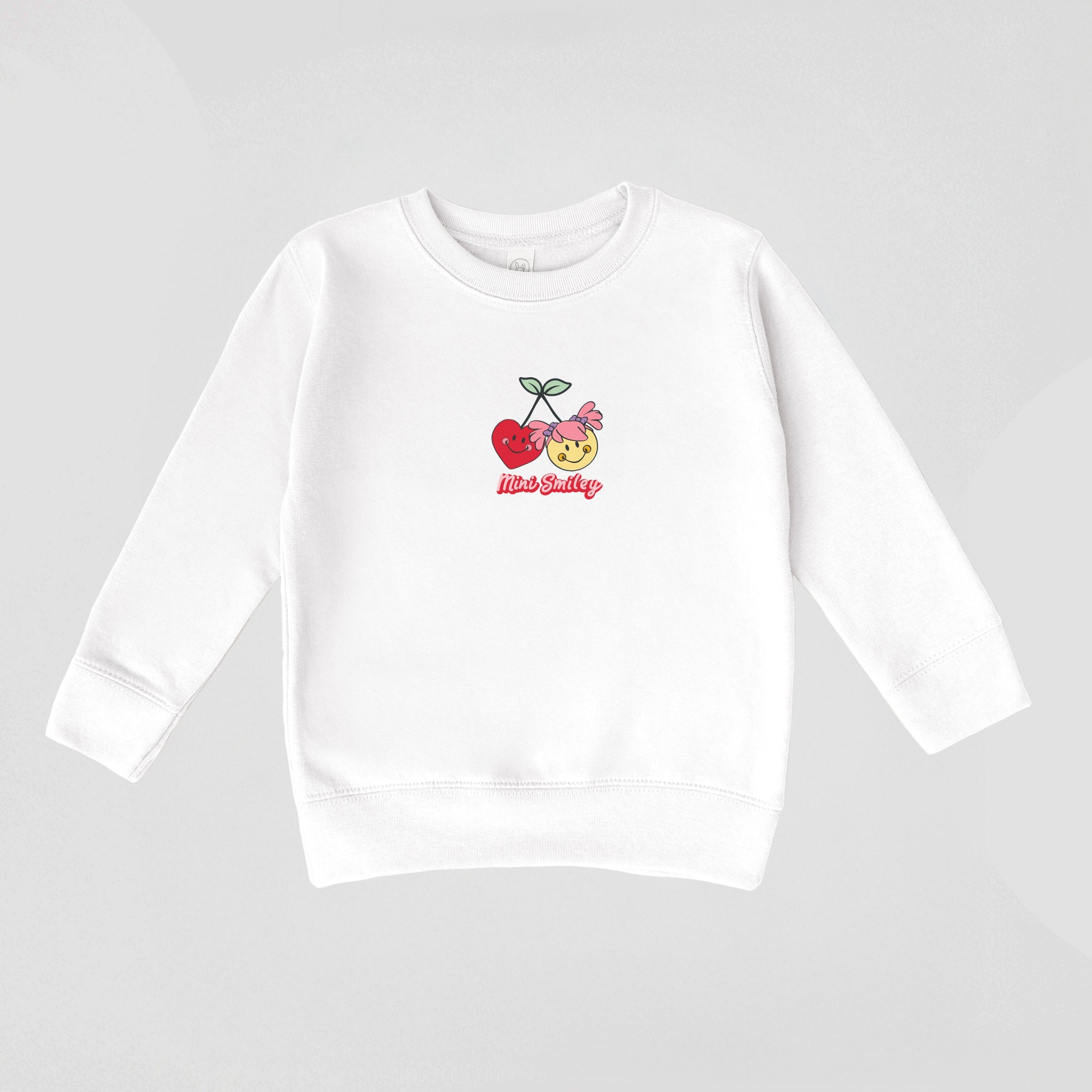 Mini Smiley Kind Cute & Happy - Toddler Graphic Sweatshirt