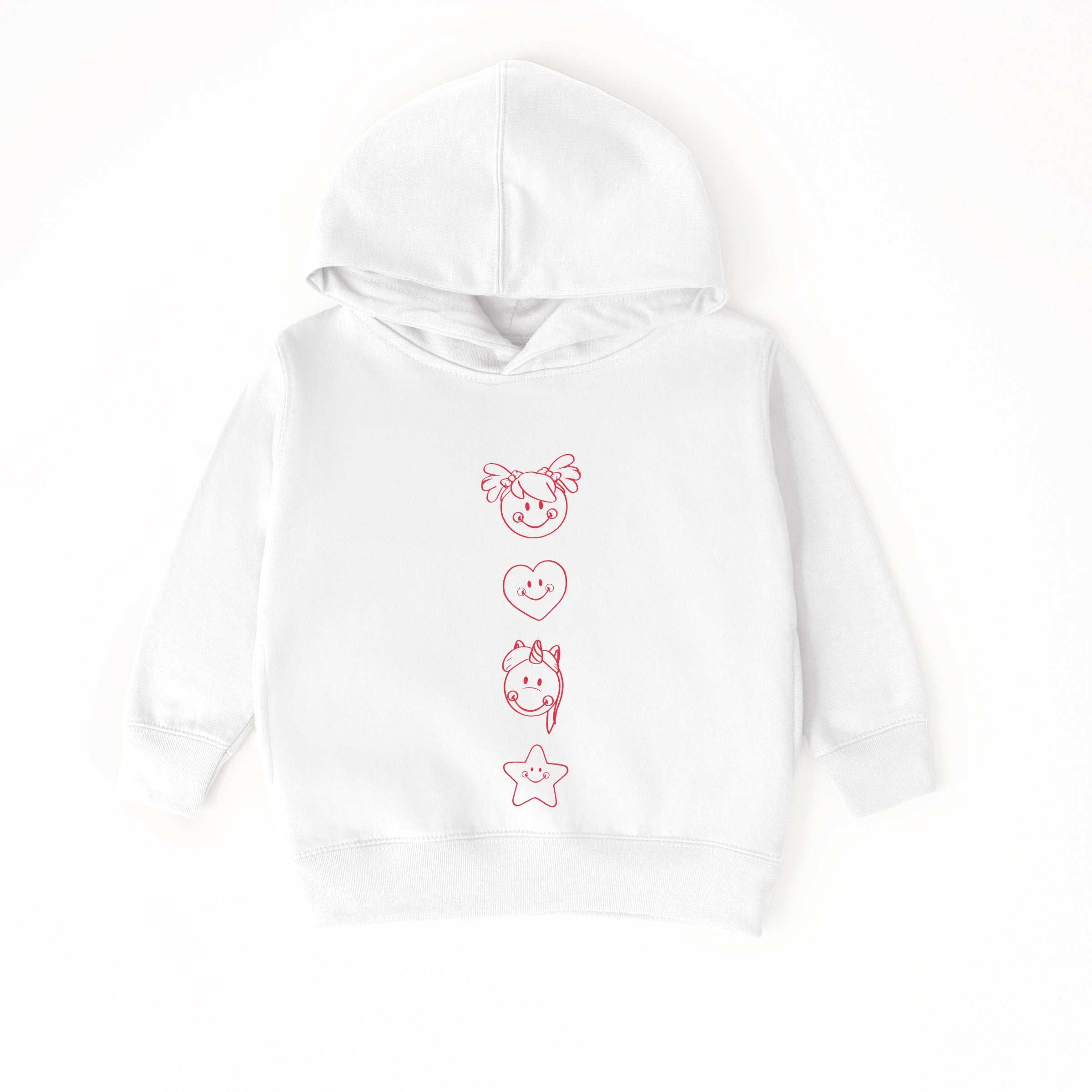 Mini Smiley Love Starts Small - Toddler Hoodie