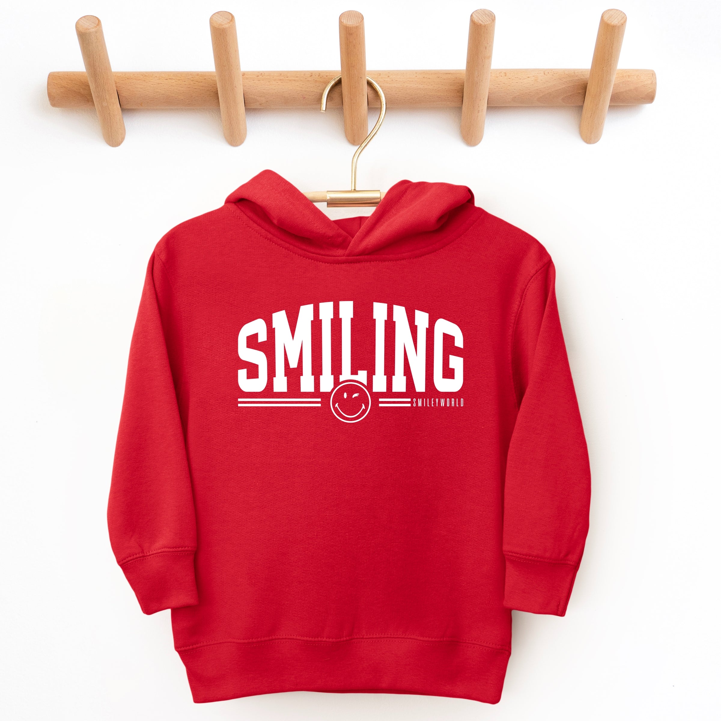 SmileyWorld Arched Varsity - Toddler Hoodie