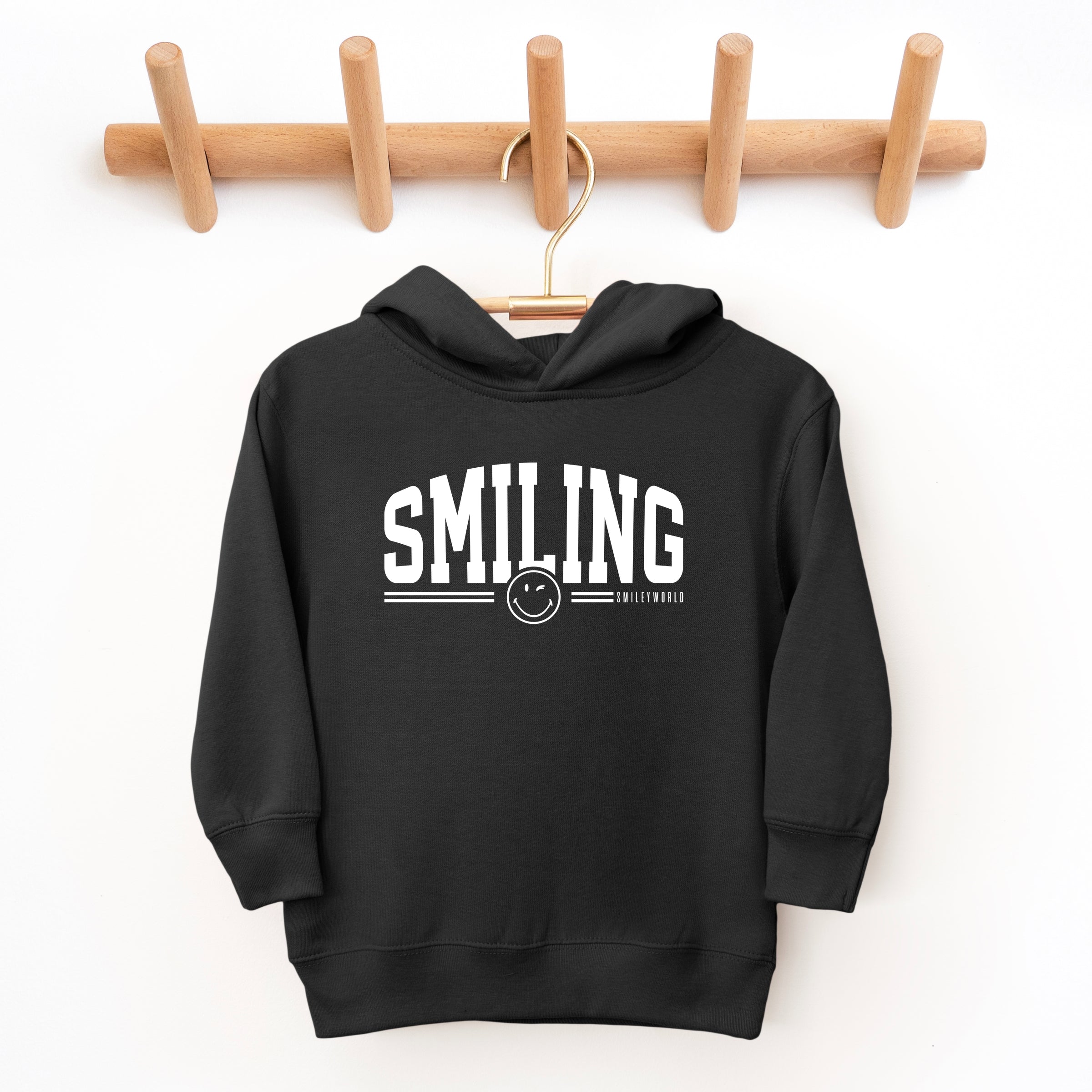 SmileyWorld Arched Varsity - Toddler Hoodie