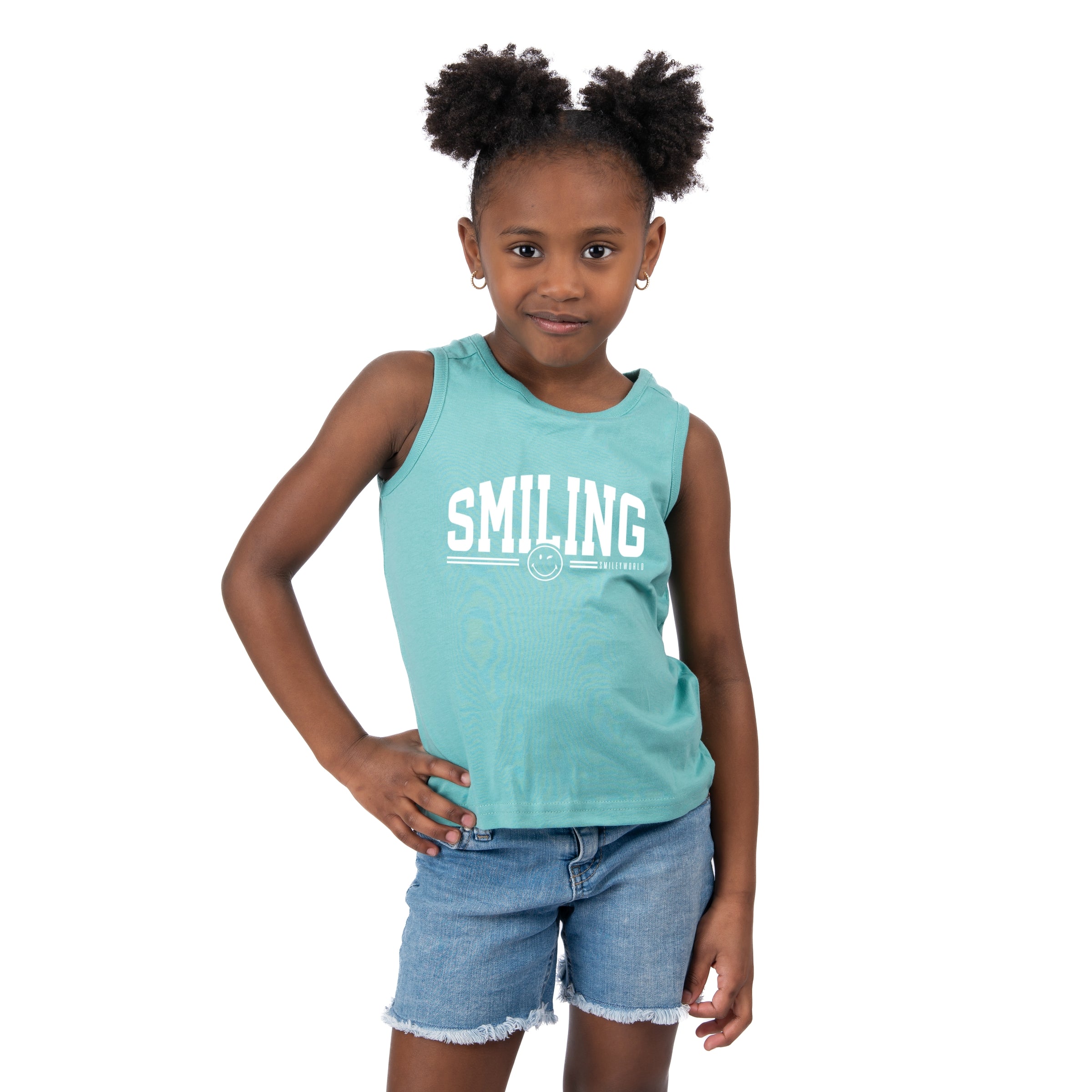 SmileyWorld Arched Varsity - Toddler Graphic Tank