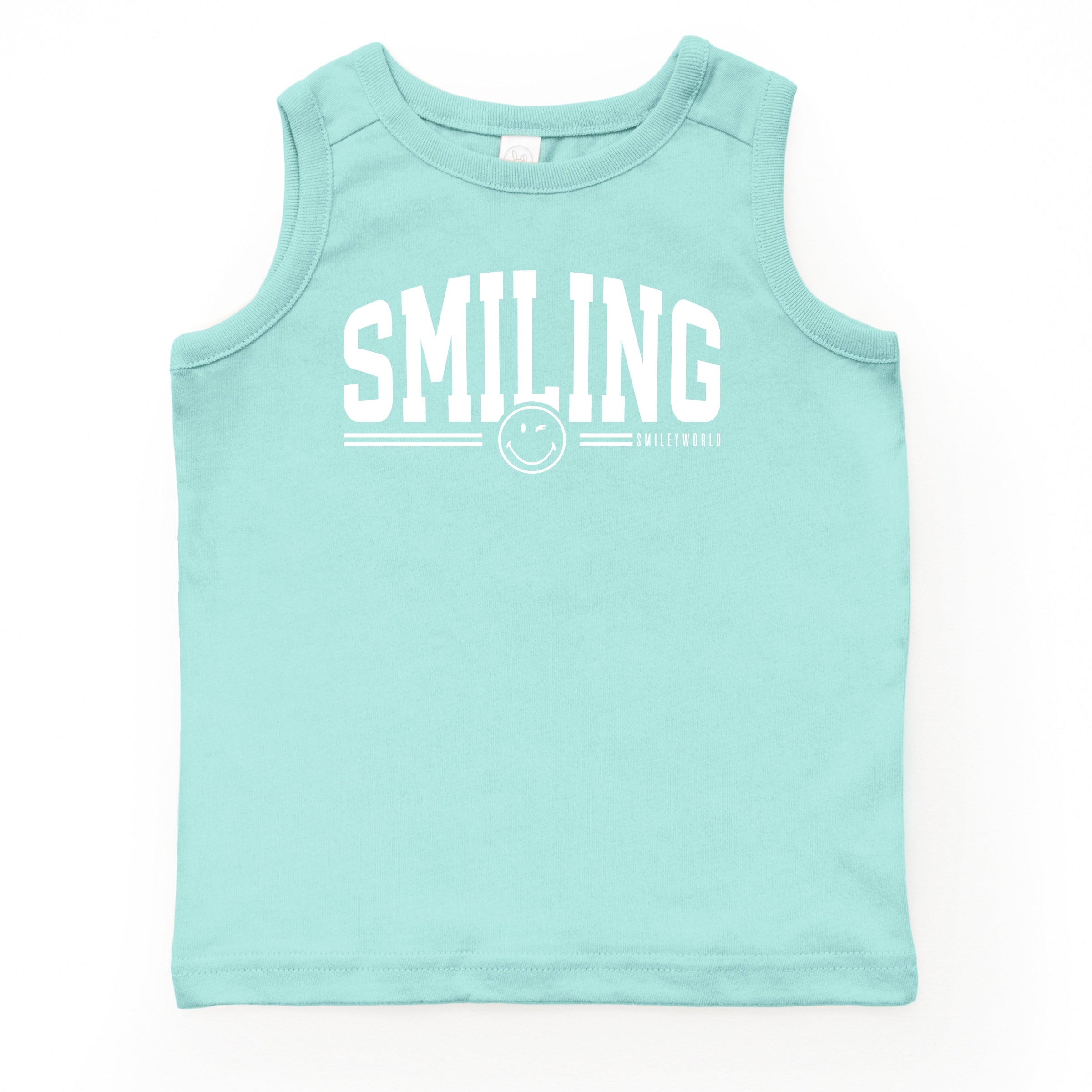 SmileyWorld Arched Varsity - Youth Tank Top