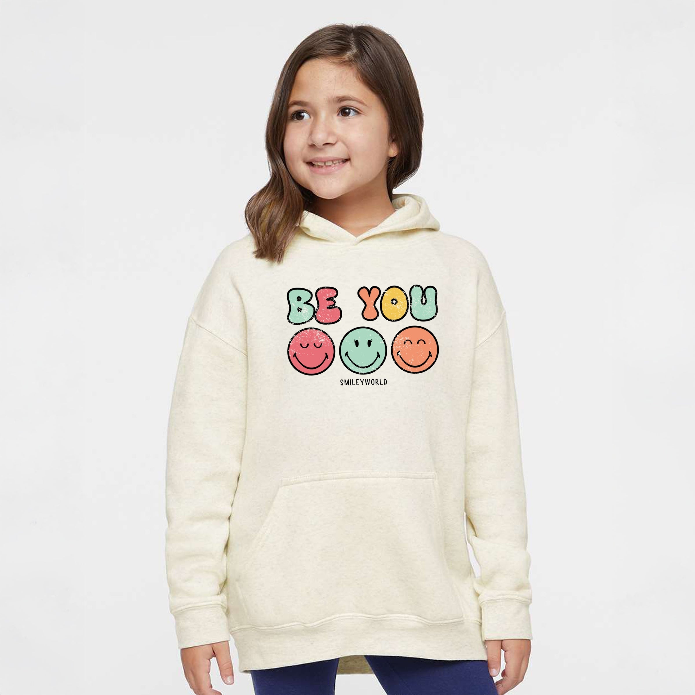 SmileyWorld Be You Groovy - Youth Graphic Hoodie
