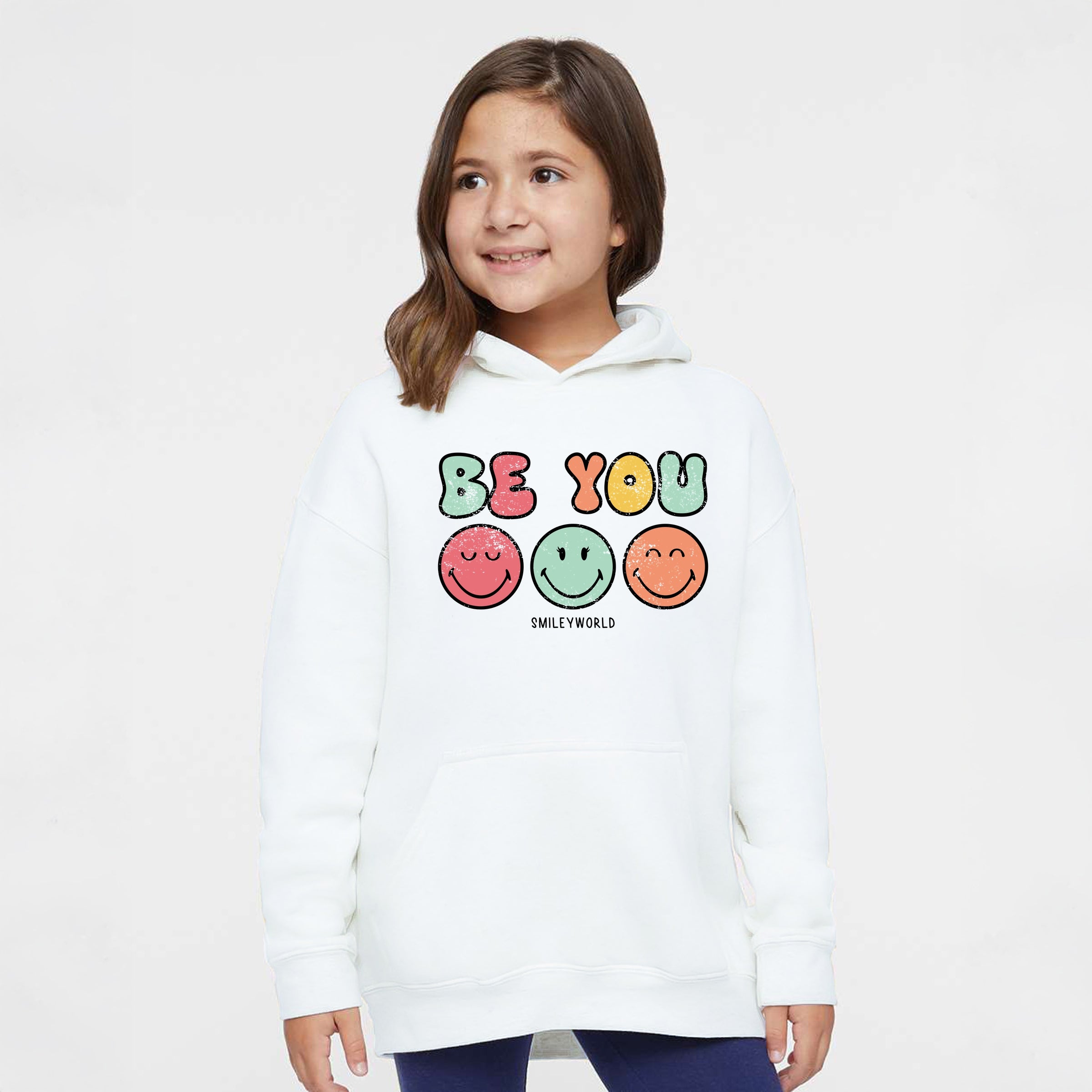 SmileyWorld Be You Groovy - Youth Graphic Hoodie
