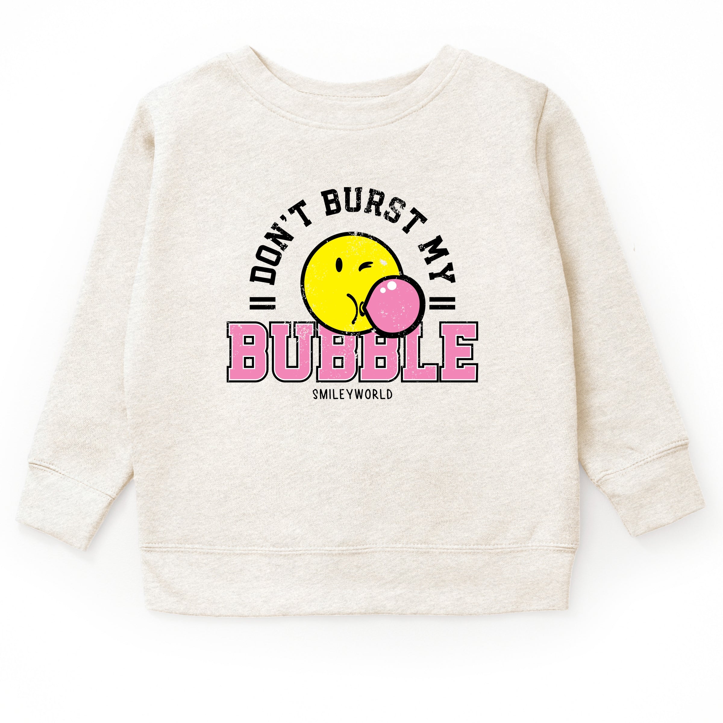 SmileyWorld Don't Burst My Bubble - Youth Graphic Sweatshirt