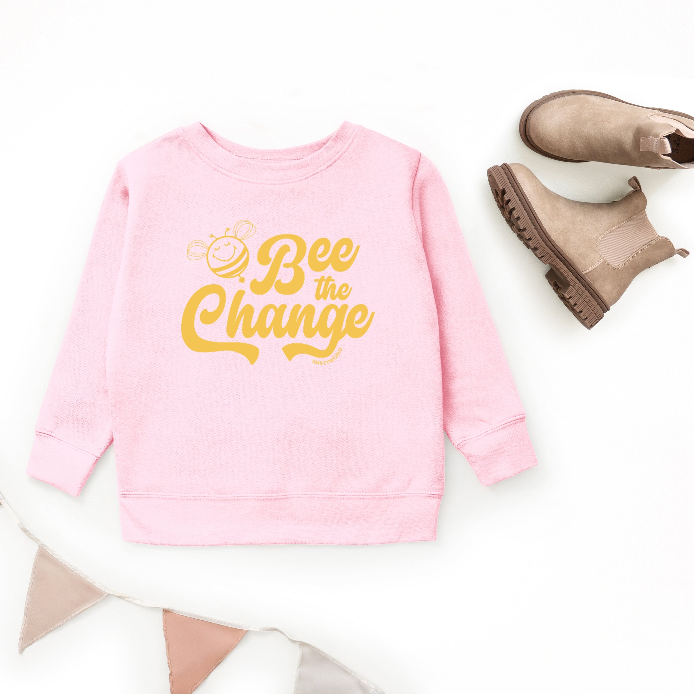 SmileyWorld Bee the Change - Youth Graphic Sweatshirt