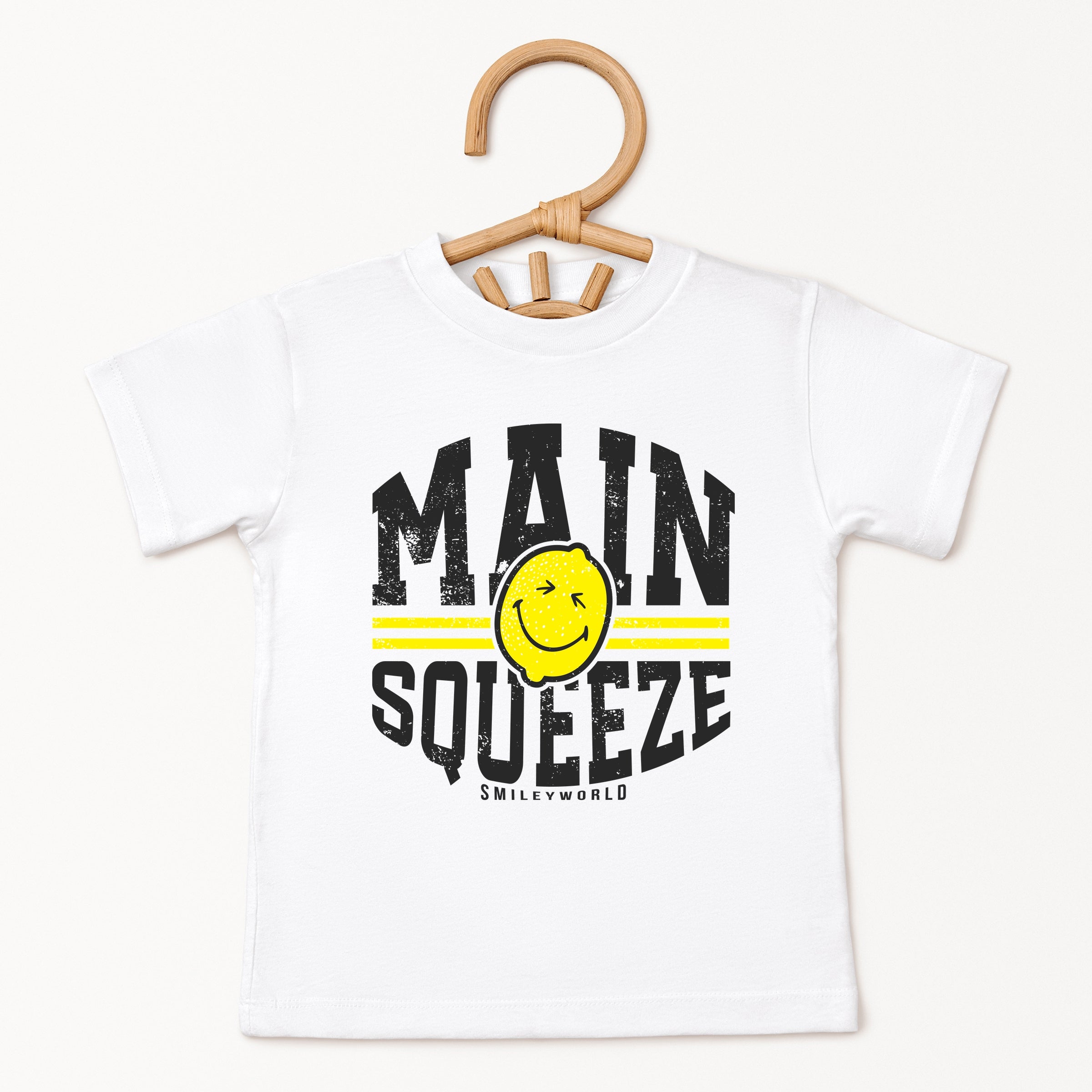 SmileyWorld Main Squeeze Lemon - Toddler Short Sleeve Graphic T-Shirt