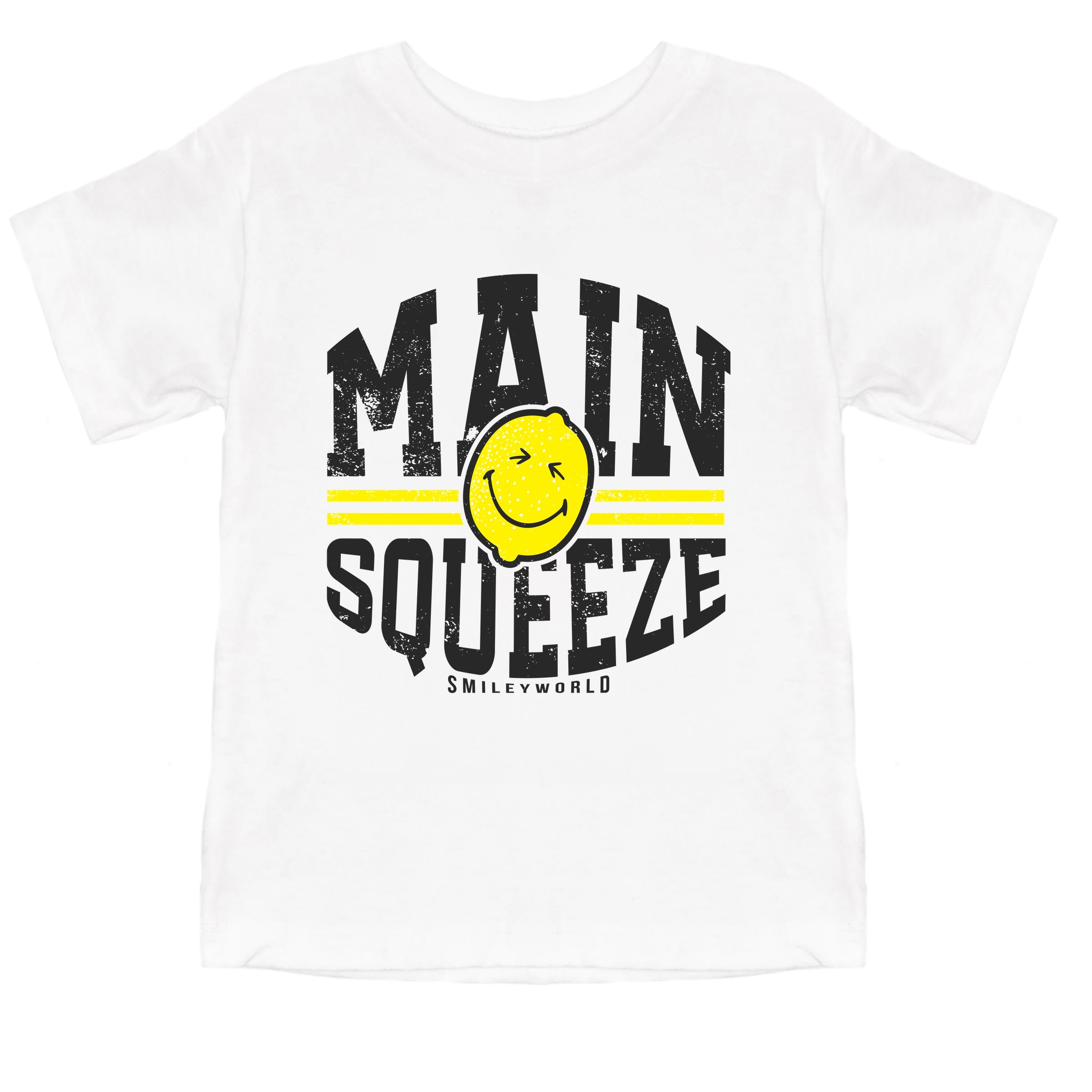 SmileyWorld Main Squeeze Lemon - Toddler Short Sleeve Graphic T-Shirt