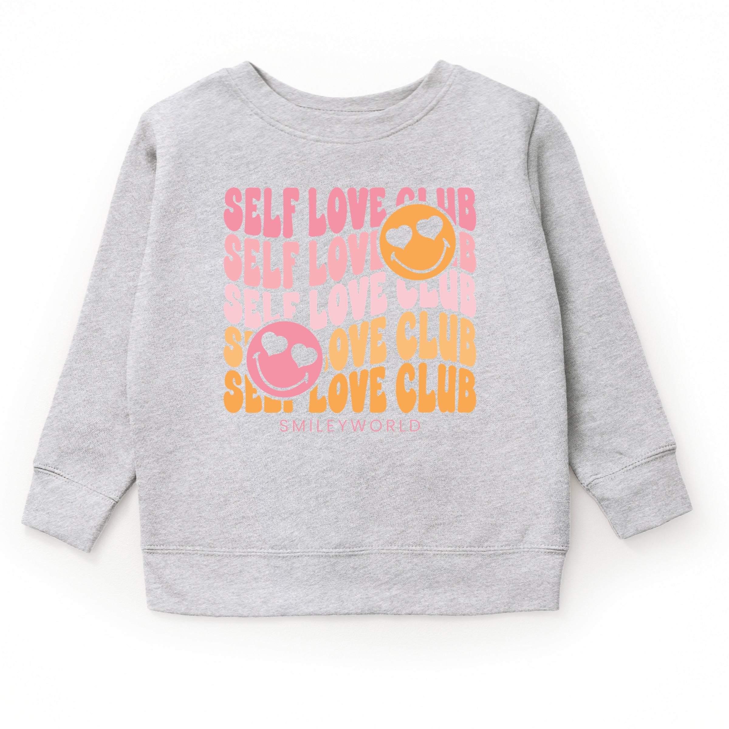 SmileyWorld Self Love Club Wave - Youth Graphic Sweatshirt