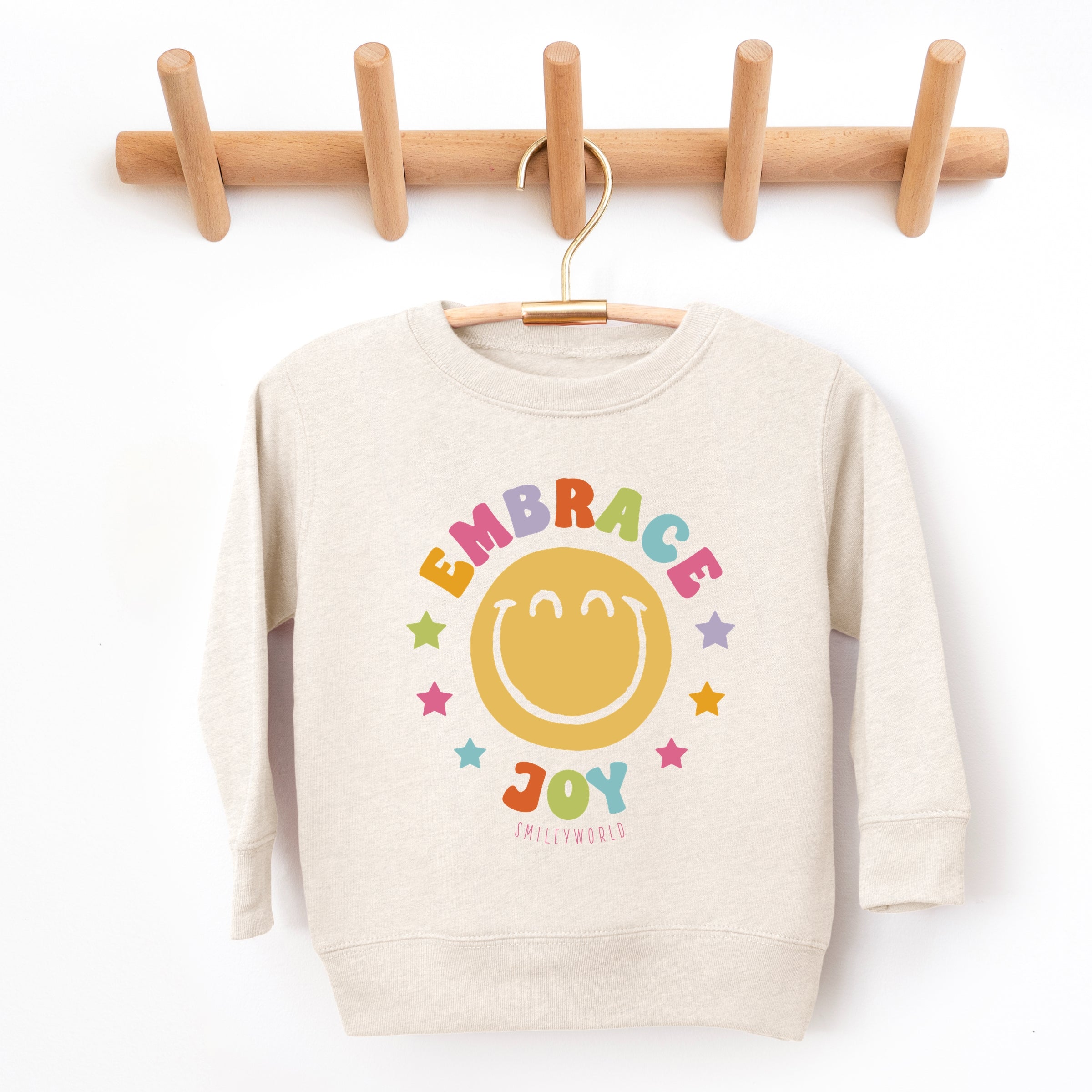SmileyWorld Embrace Joy - Toddler Graphic Sweatshirt