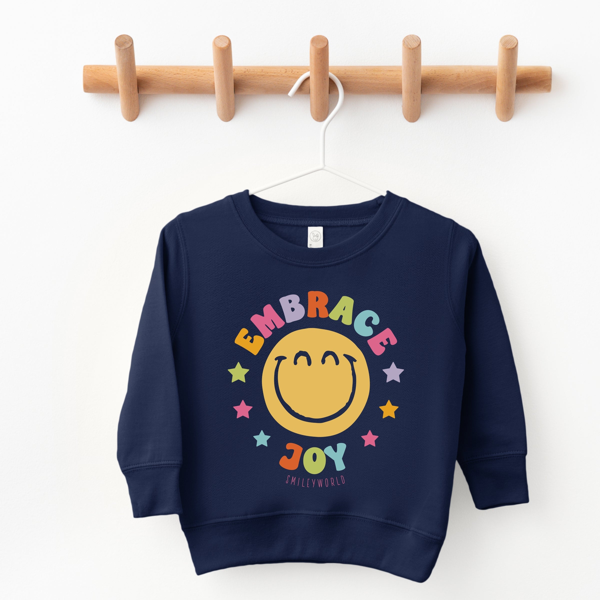 SmileyWorld Embrace Joy - Toddler Graphic Sweatshirt