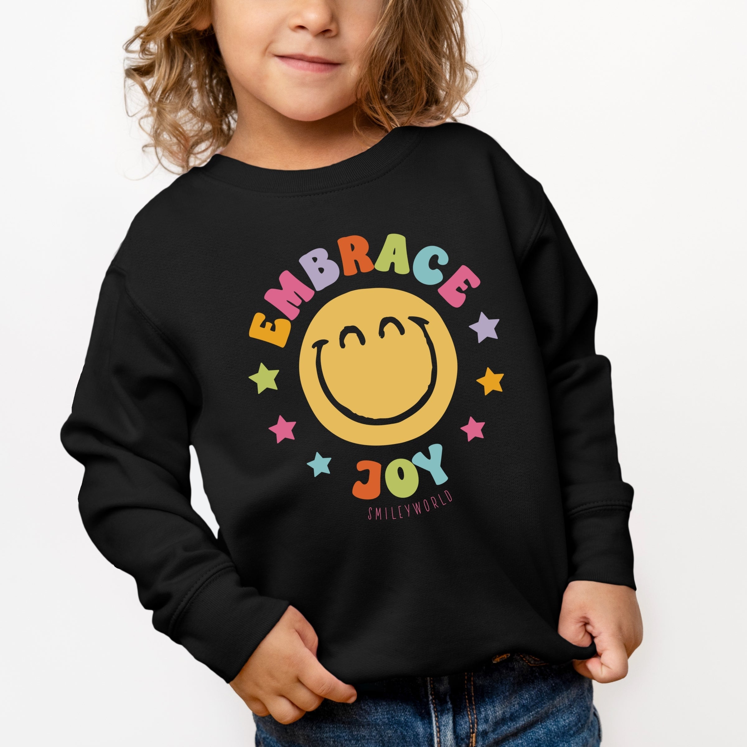 SmileyWorld Embrace Joy - Toddler Graphic Sweatshirt