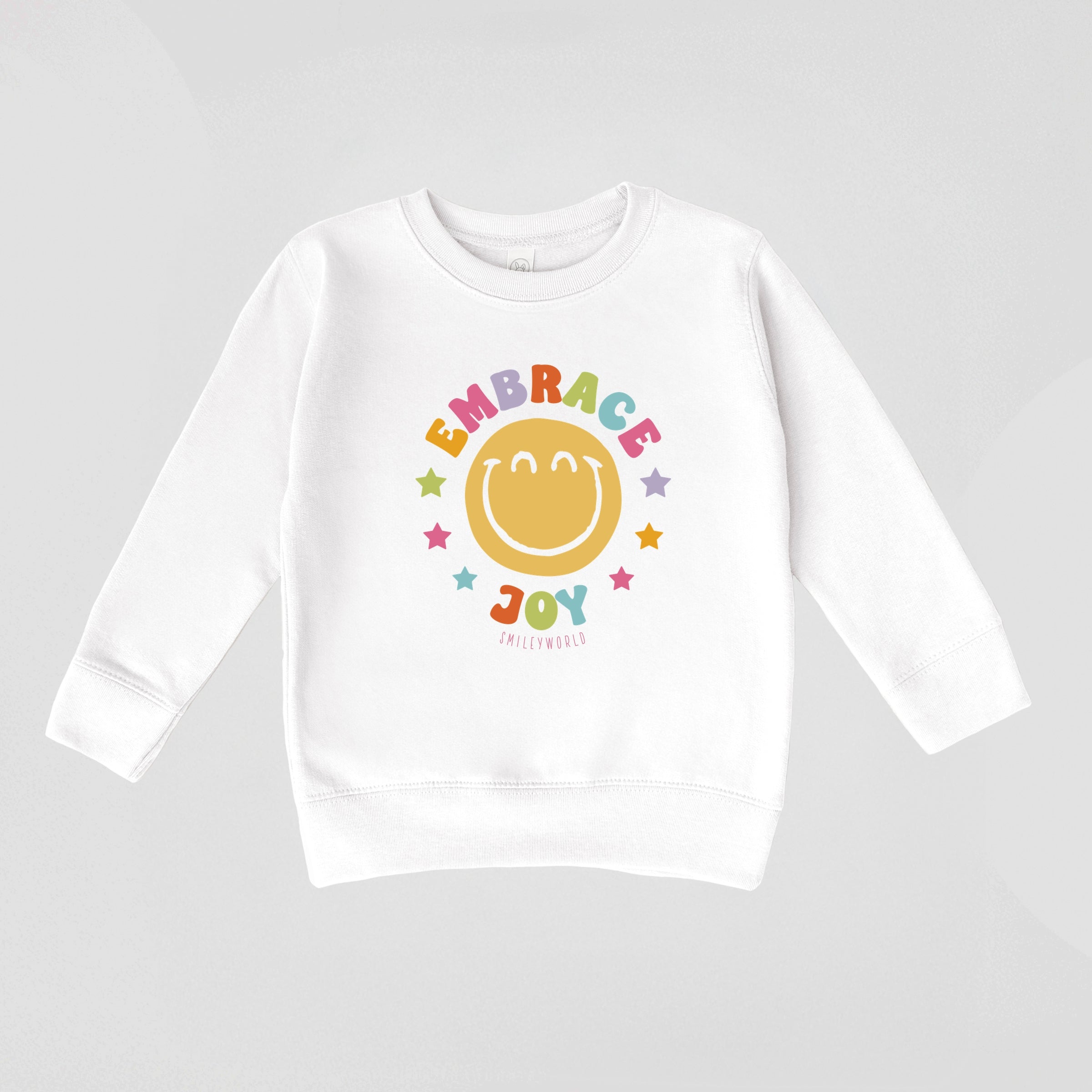 SmileyWorld Embrace Joy - Toddler Graphic Sweatshirt