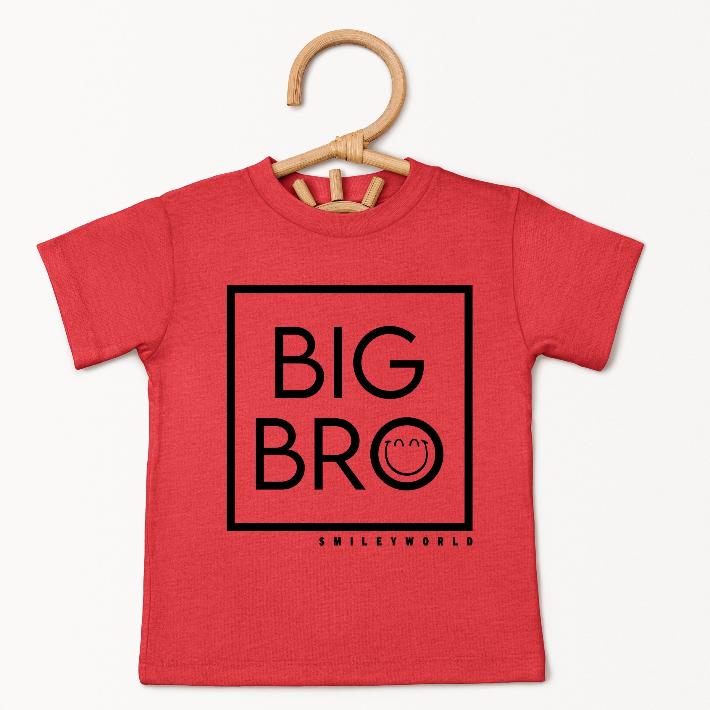 SmileyWorld Big Bro Square - Toddler Short Sleeve Graphic T-Shirt