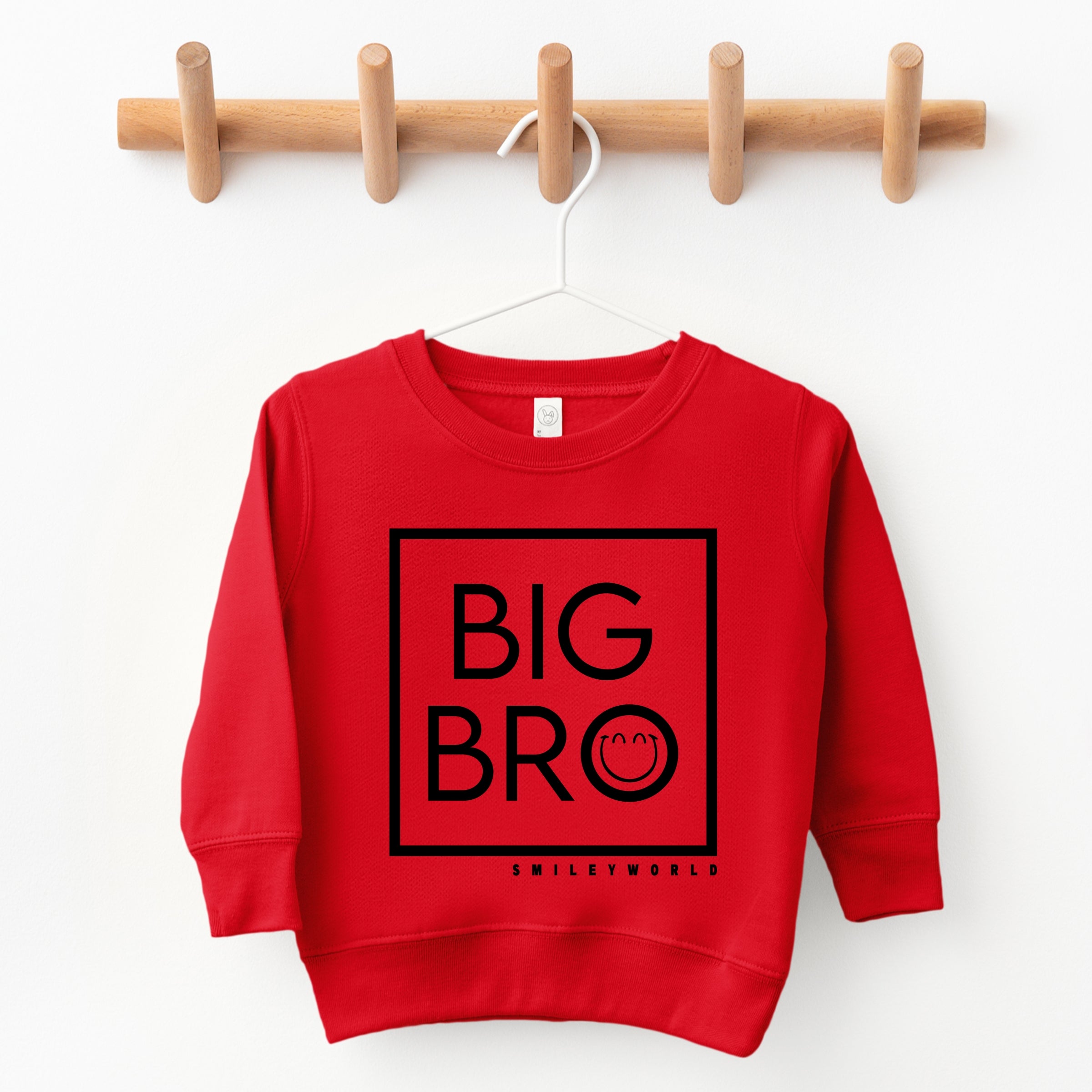 SmileyWorld Big Bro Square - Toddler Graphic Sweatshirt