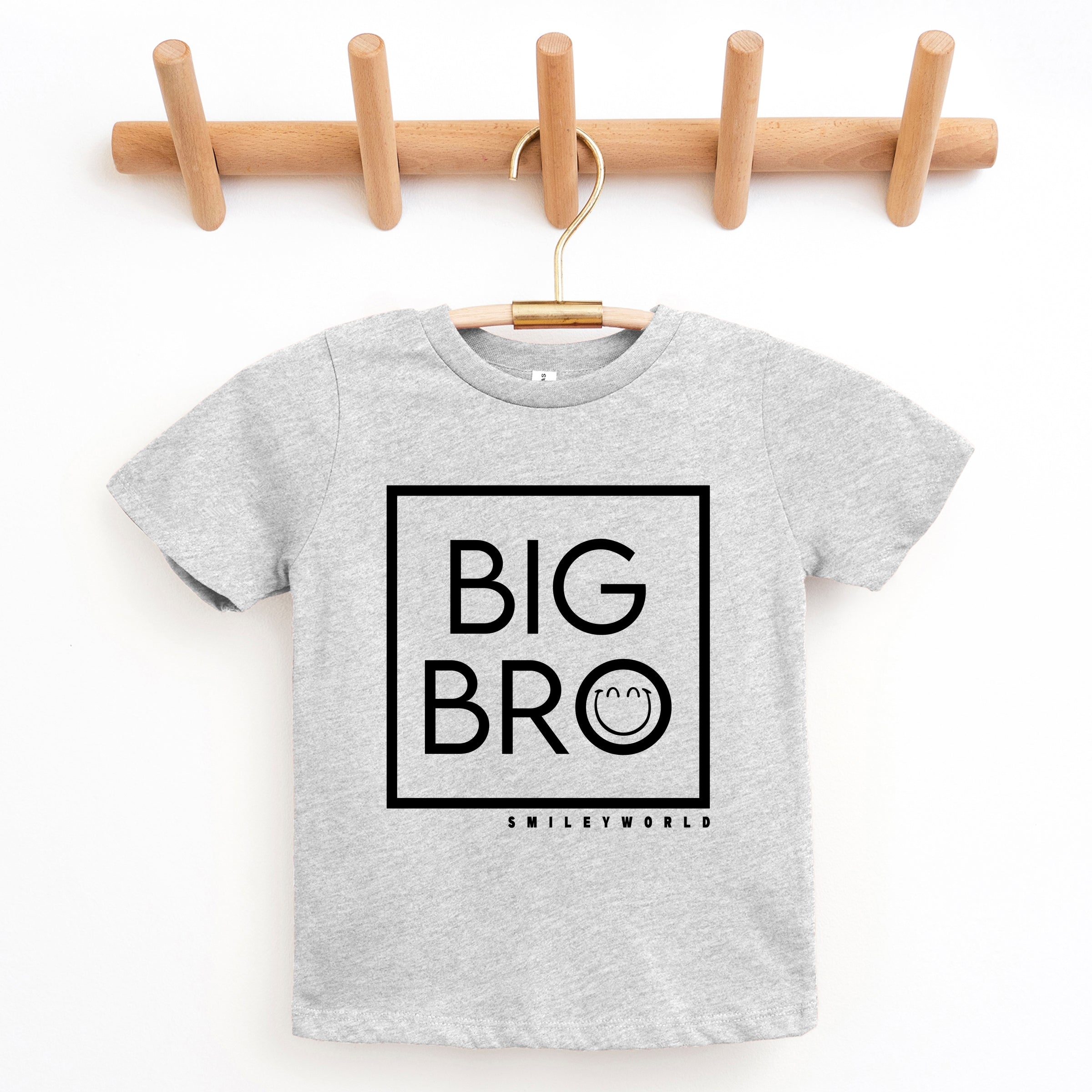 SmileyWorld Big Bro Square - Youth Short Sleeve Graphic T-Shirt