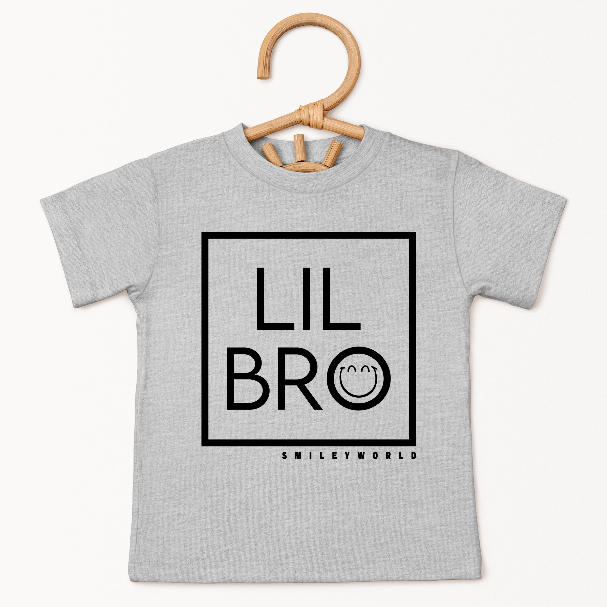 SmileyWorld Lil Bro Square - Toddler Short Sleeve Graphic T-Shirt