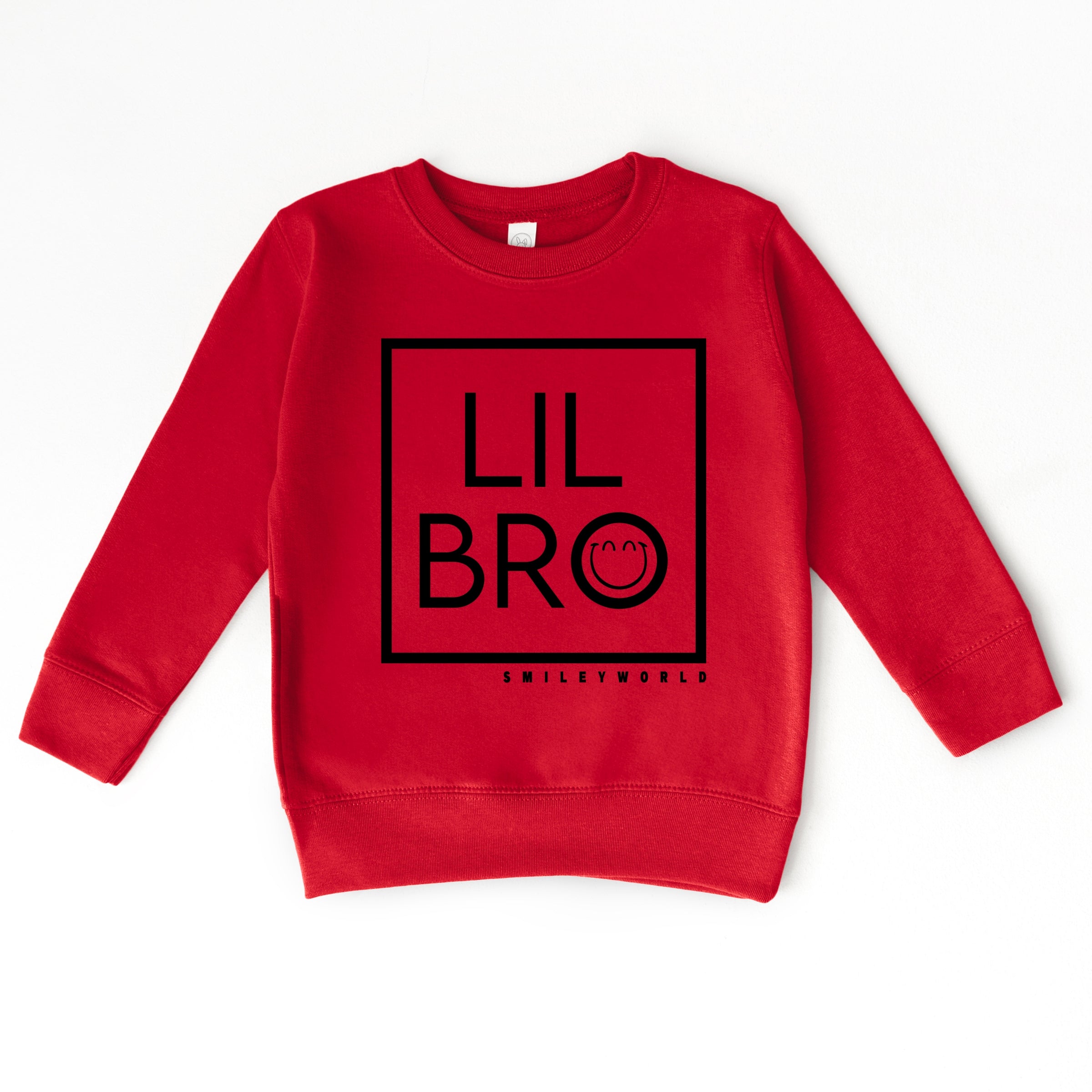 SmileyWorld Lil Bro Square - Toddler Graphic Sweatshirt