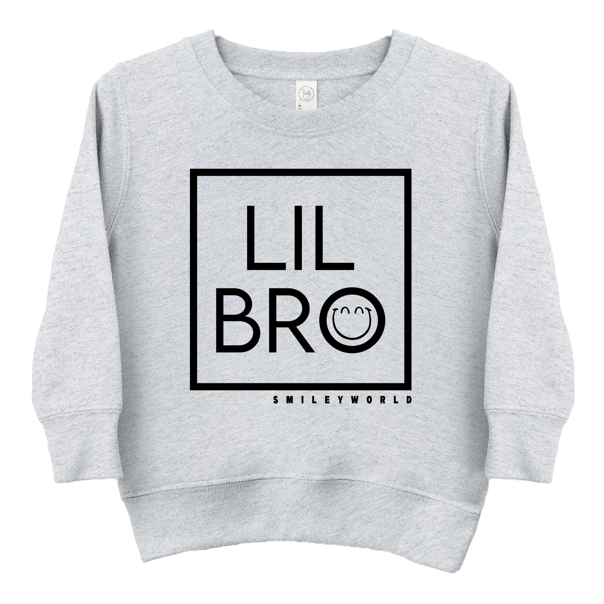 SmileyWorld Lil Bro Square - Toddler Graphic Sweatshirt