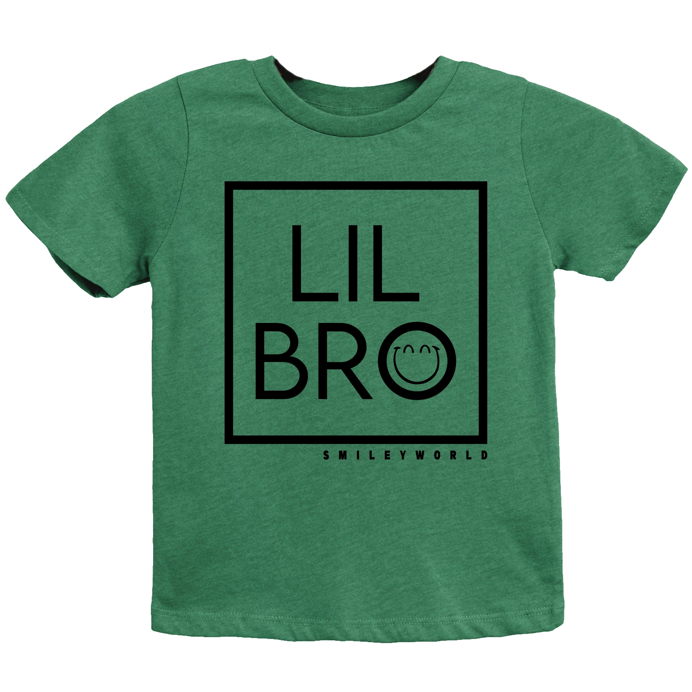 SmileyWorld Lil Bro Square - Youth Short Sleeve Graphic T-Shirt