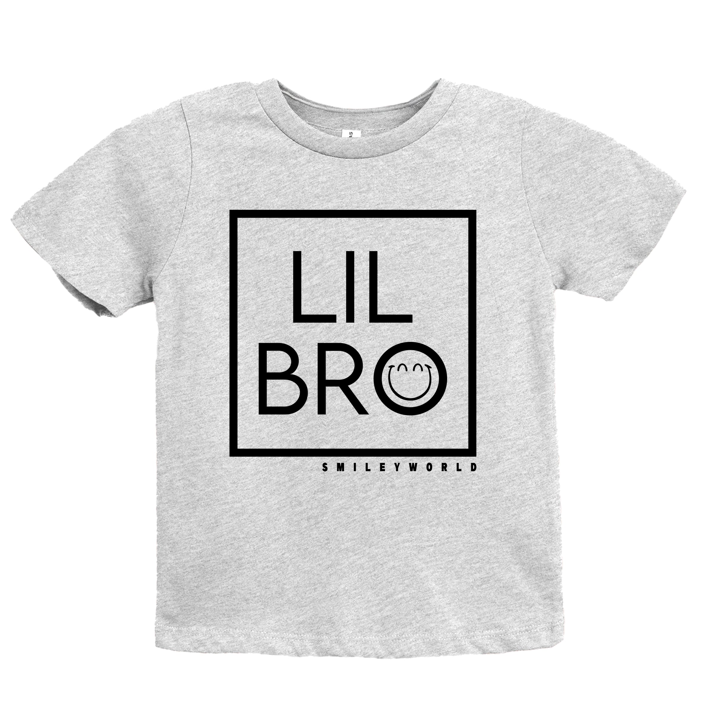 SmileyWorld Lil Bro Square - Youth Short Sleeve Graphic T-Shirt