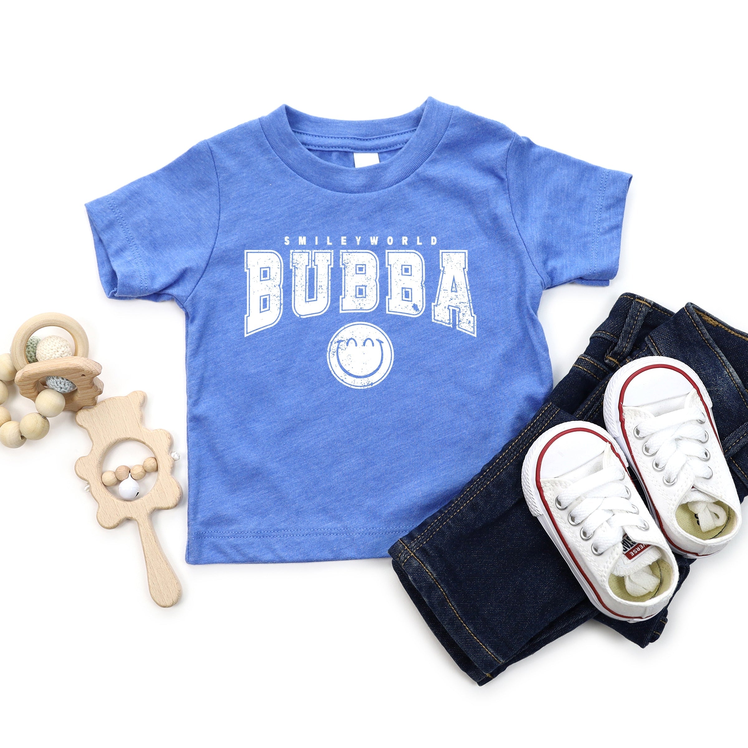 SmileyWorld Bubba Solid - Toddler Short Sleeve Graphic T-Shirt