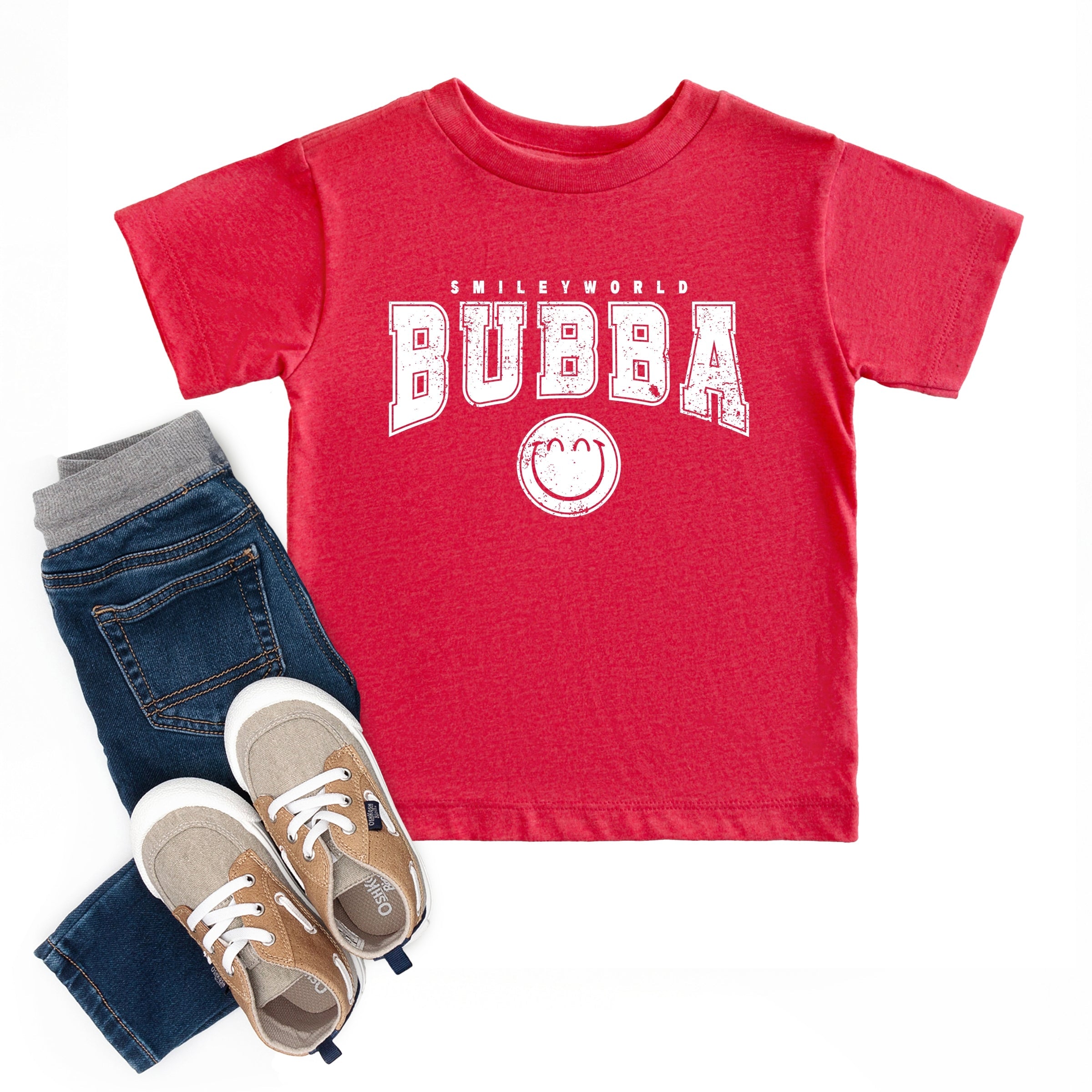 SmileyWorld Bubba Solid - Toddler Short Sleeve Graphic T-Shirt