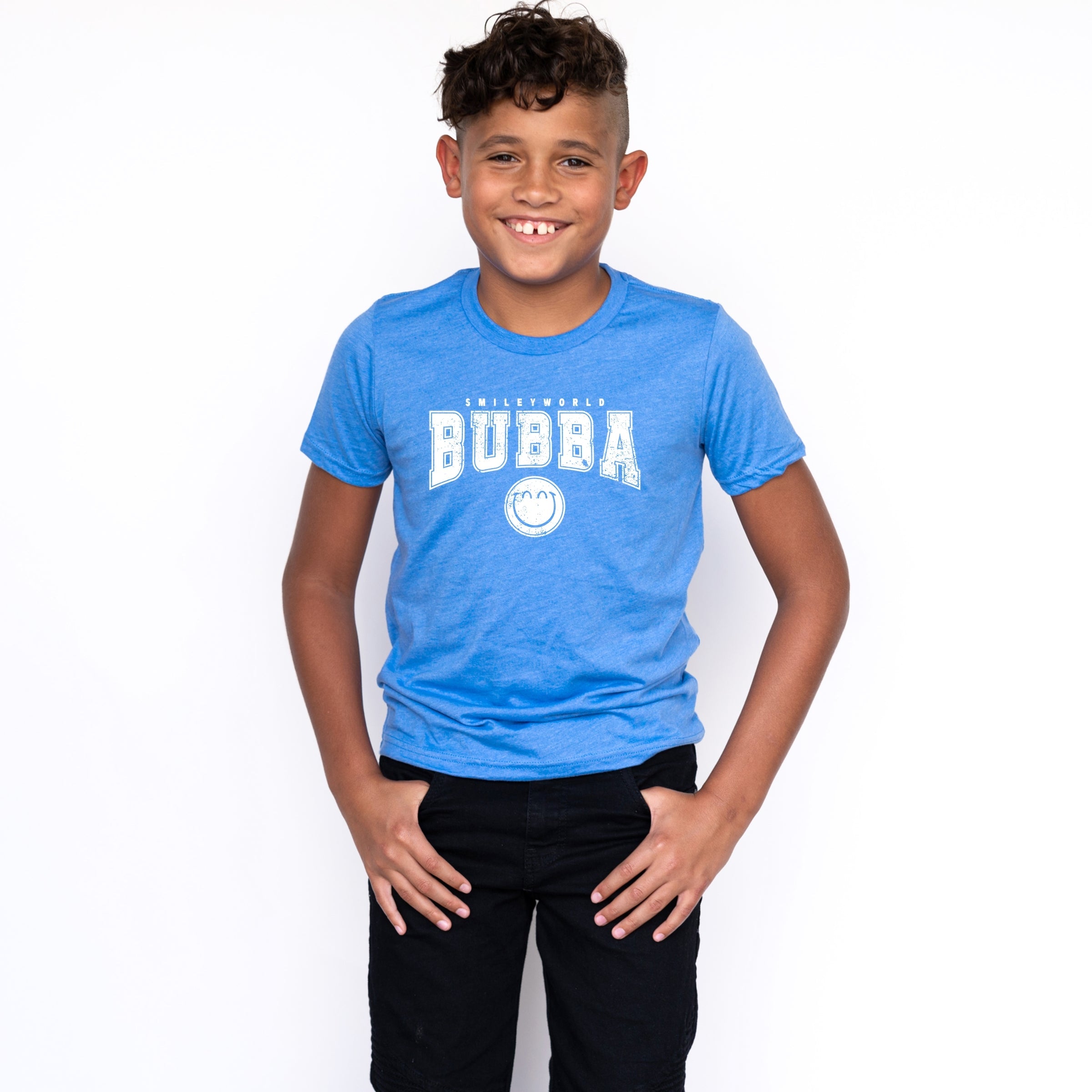 SmileyWorld Bubba Solid - Youth Short Sleeve Graphic T-Shirt