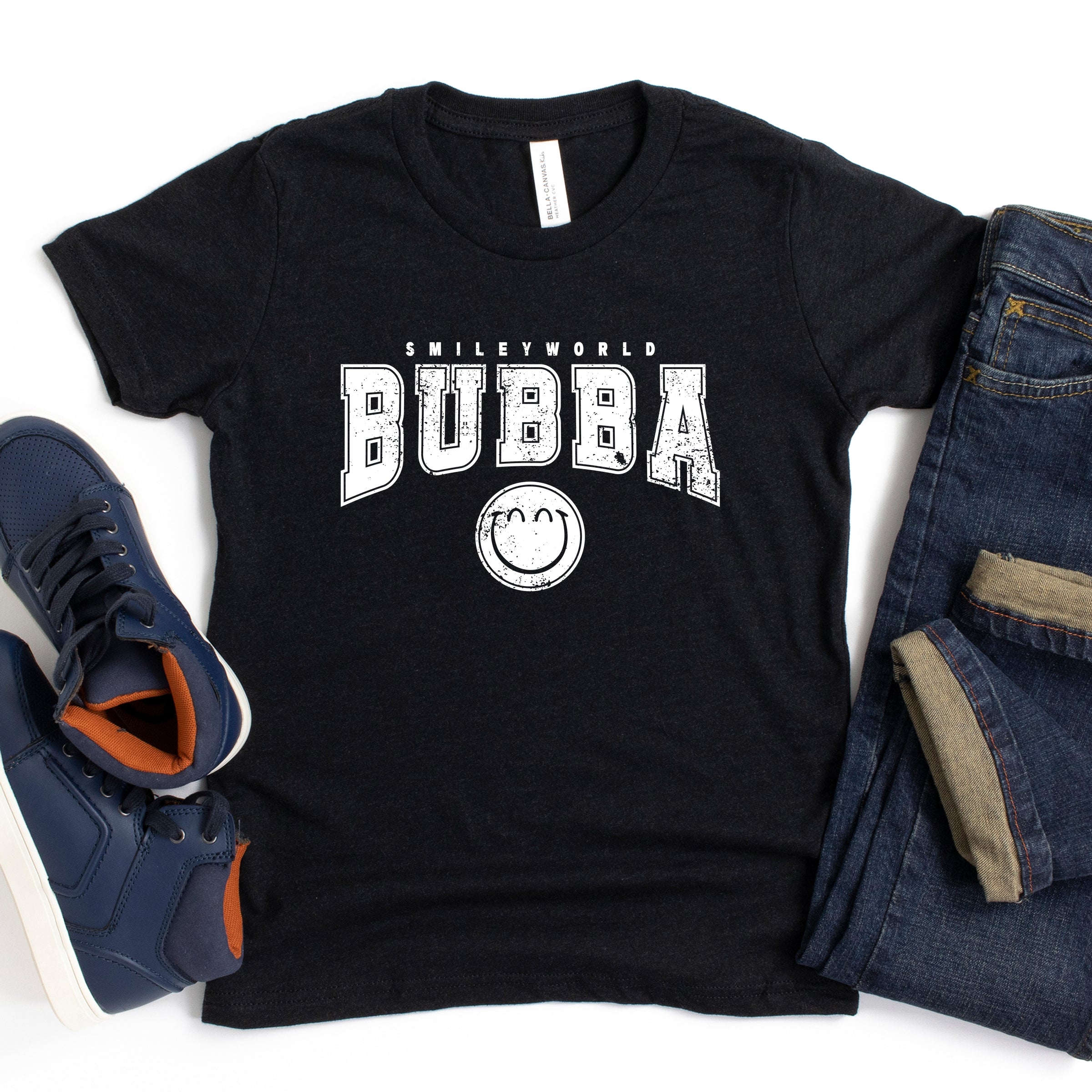 SmileyWorld Bubba Solid - Youth Short Sleeve Graphic T-Shirt