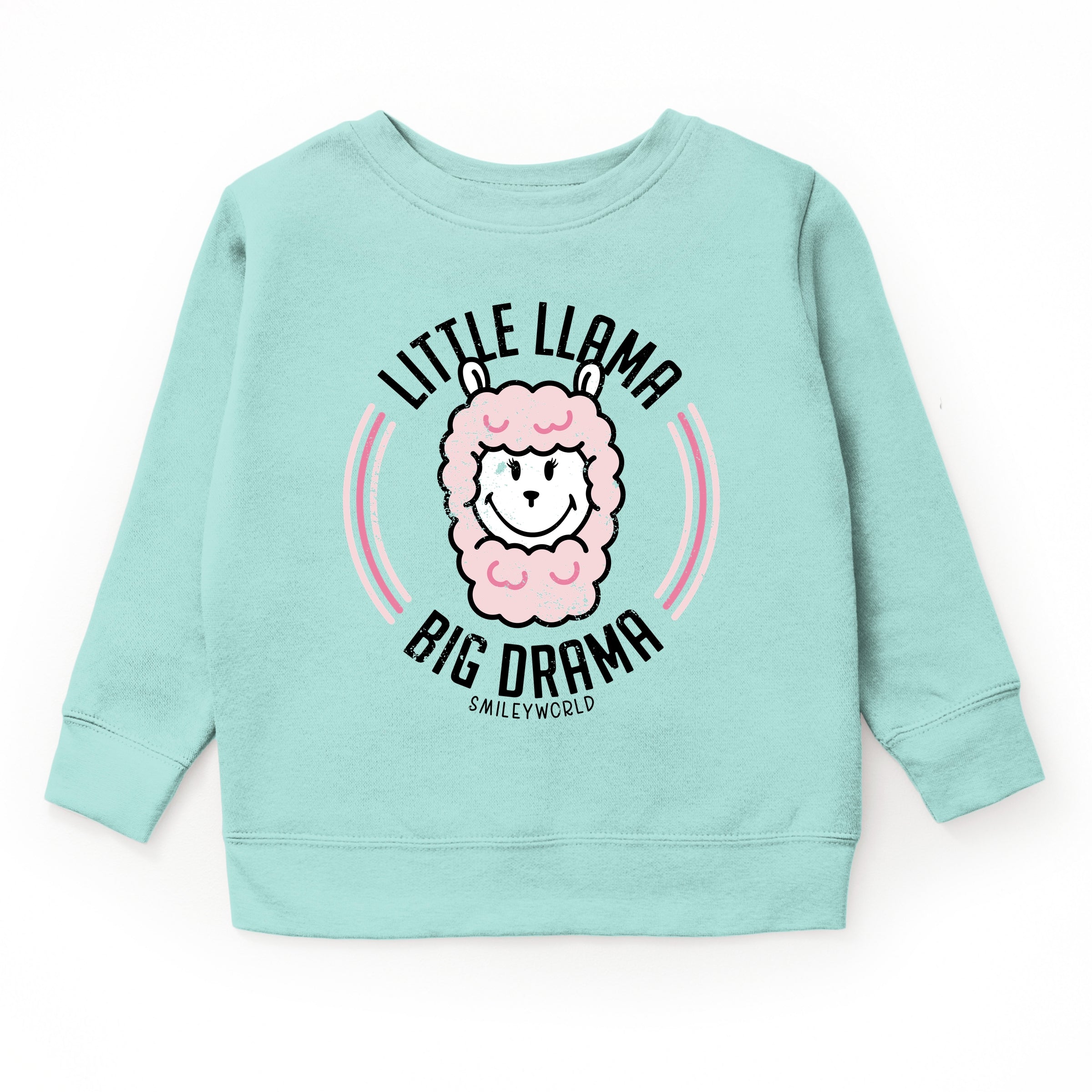 SmileyWorld Little Llama Big Drama - Youth Graphic Sweatshirt