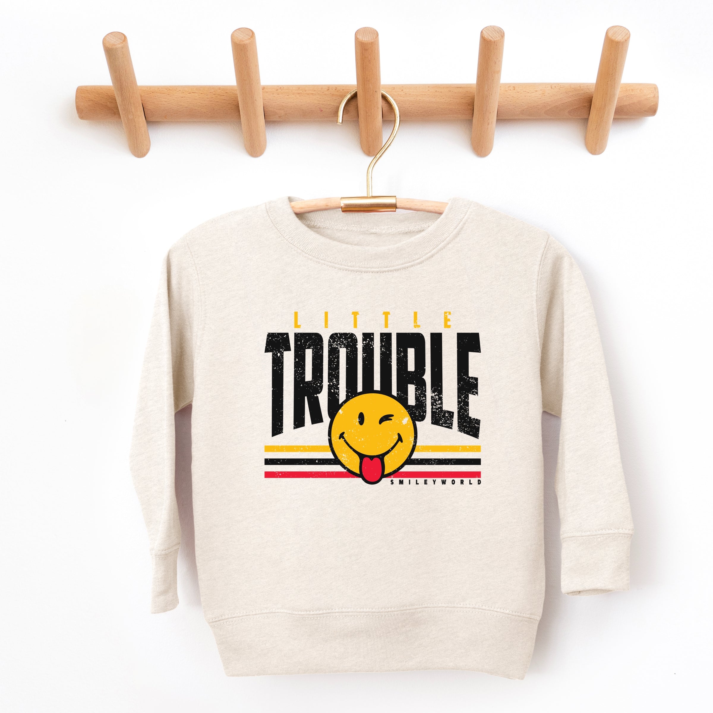 SmileyWorld Little Trouble - Toddler Graphic Sweatshirt