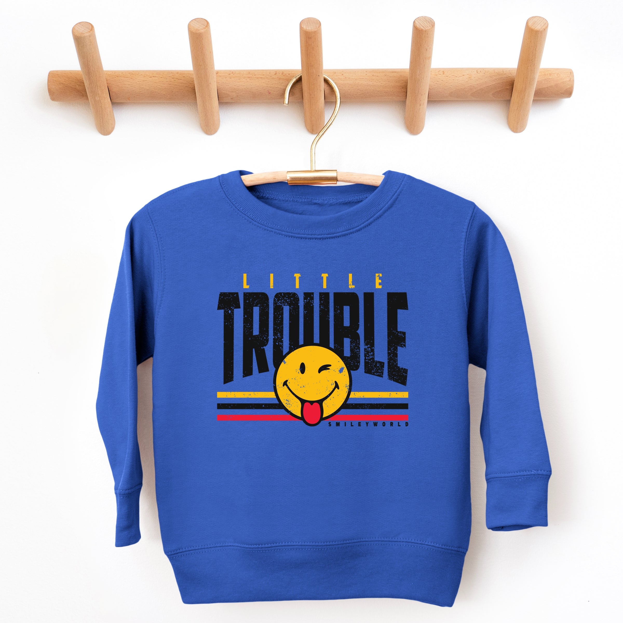 SmileyWorld Little Trouble - Toddler Graphic Sweatshirt