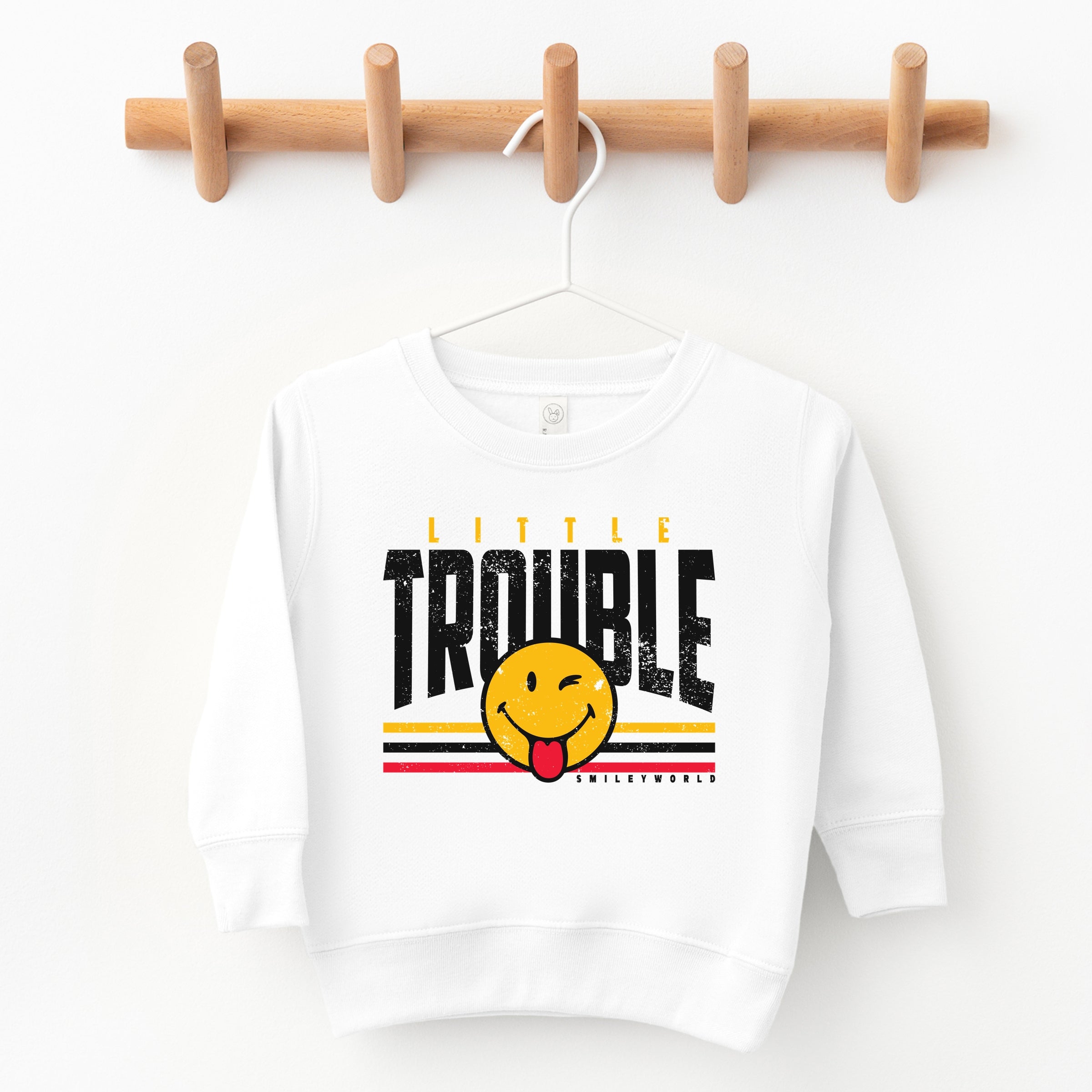 SmileyWorld Little Trouble - Toddler Graphic Sweatshirt