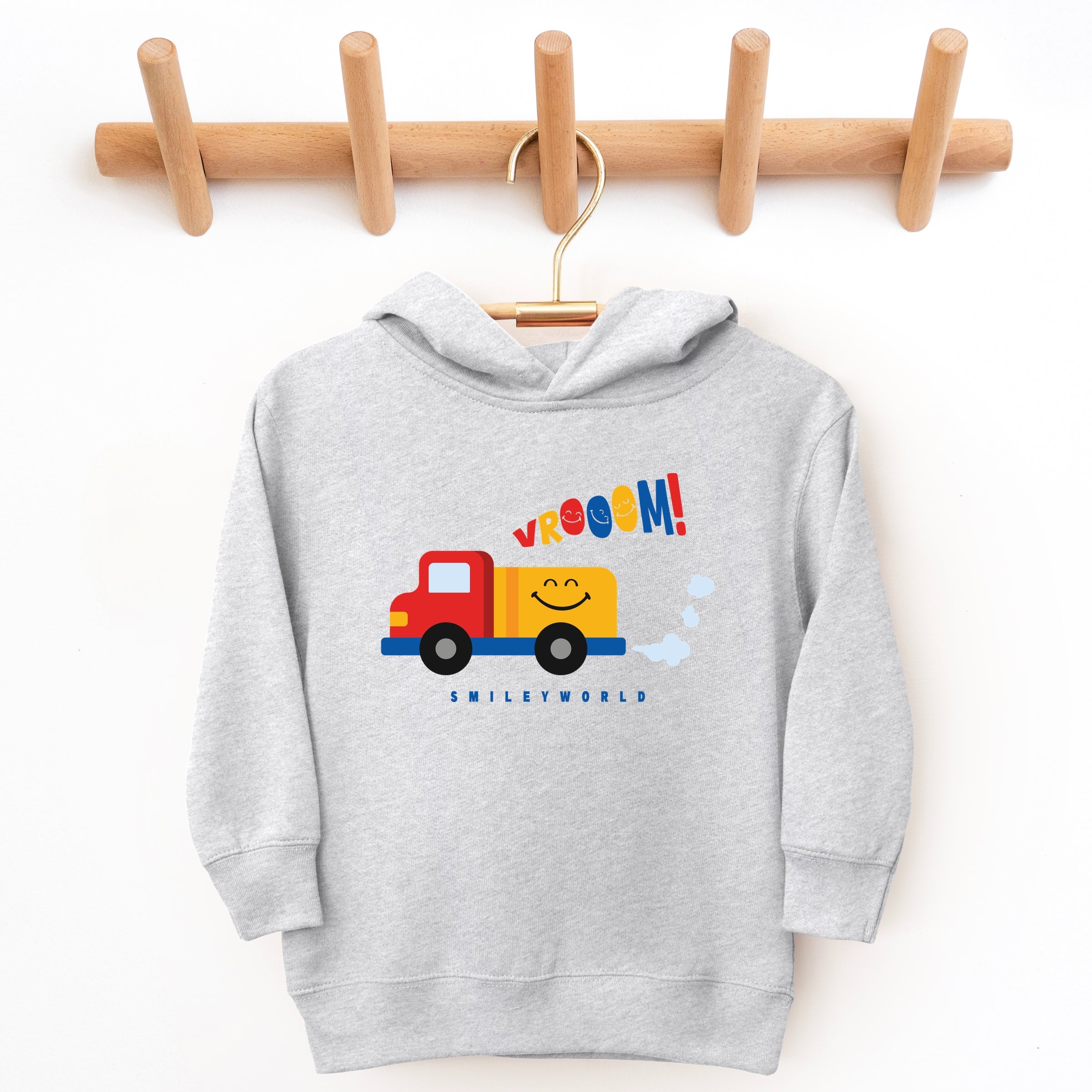 SmileyWorld Vrooom Truck - Toddler Hoodie