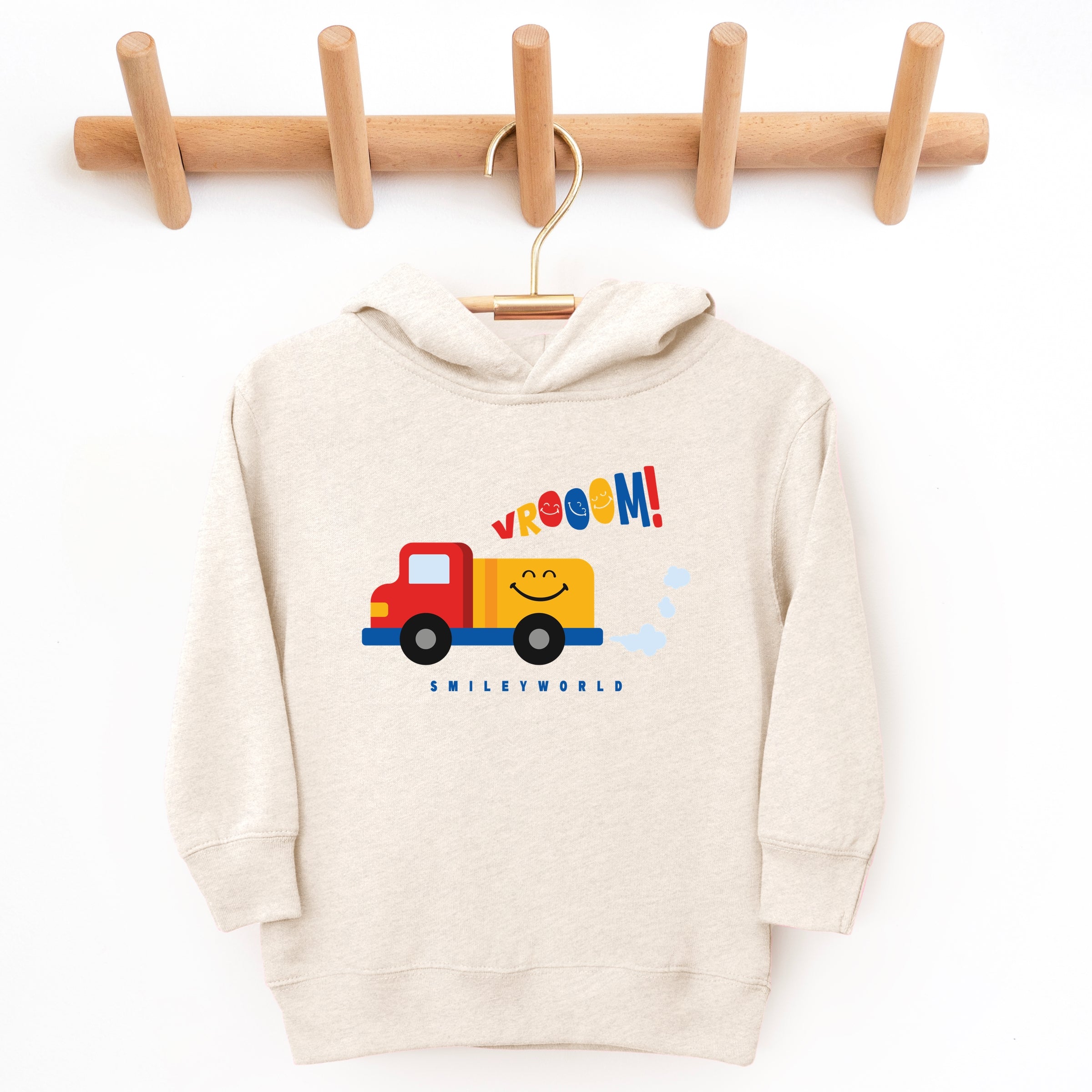 SmileyWorld Vrooom Truck - Toddler Hoodie