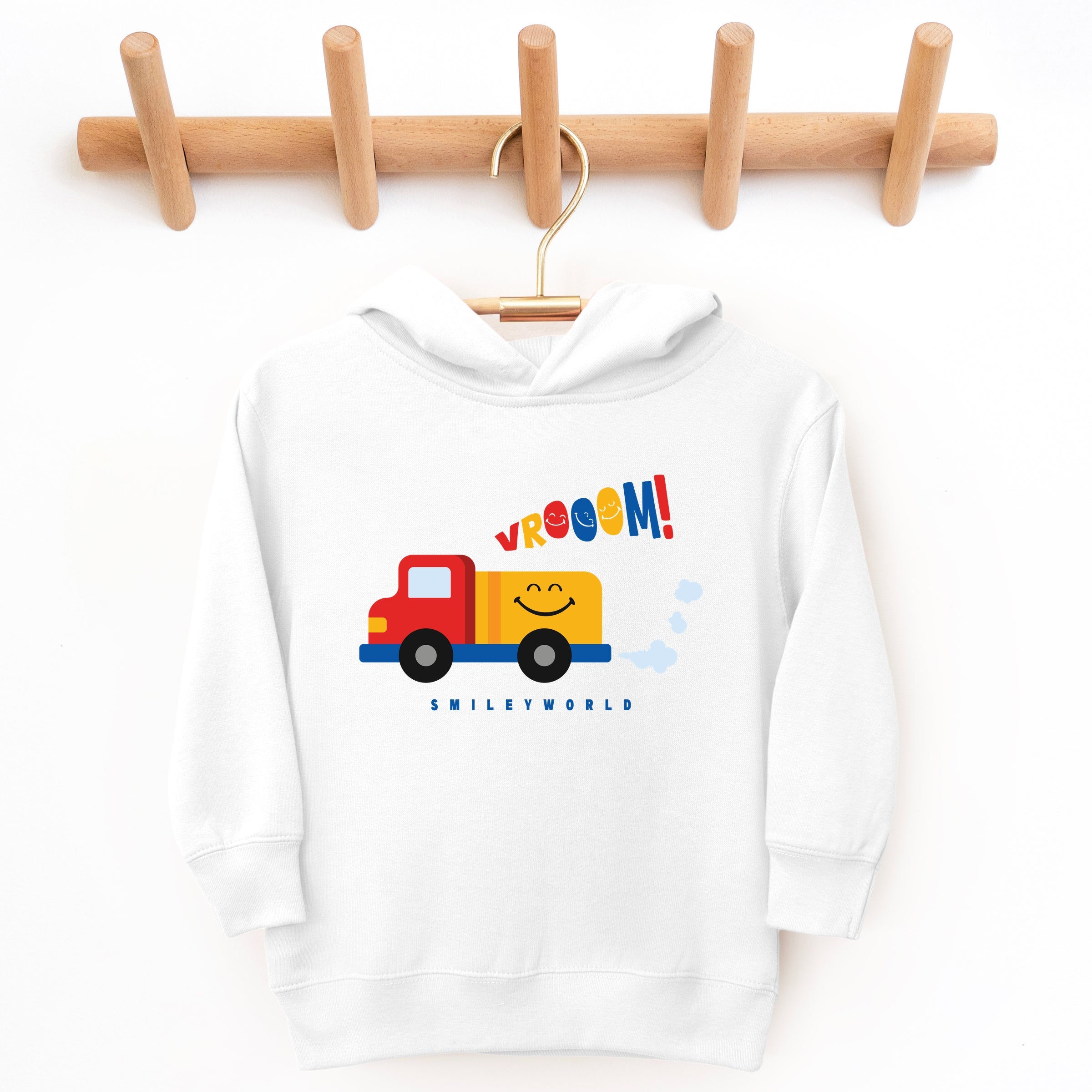SmileyWorld Vrooom Truck - Toddler Hoodie