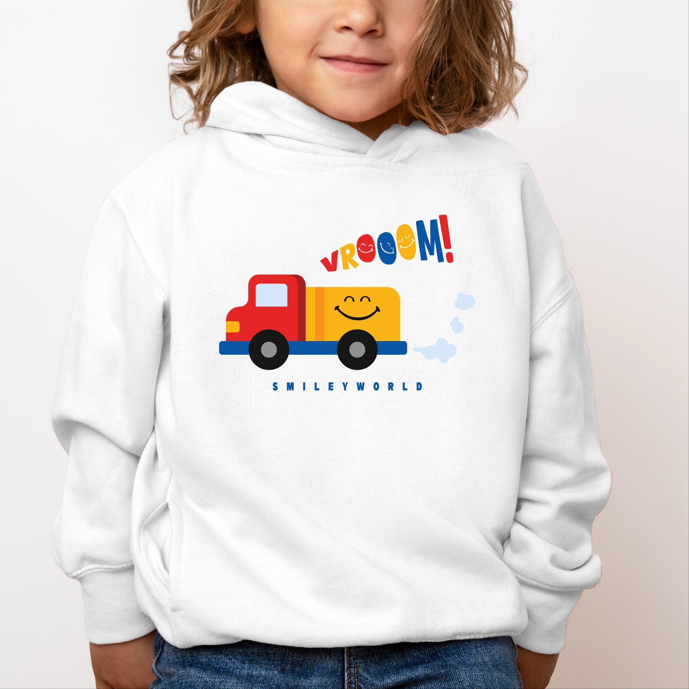 SmileyWorld Vrooom Truck - Toddler Hoodie