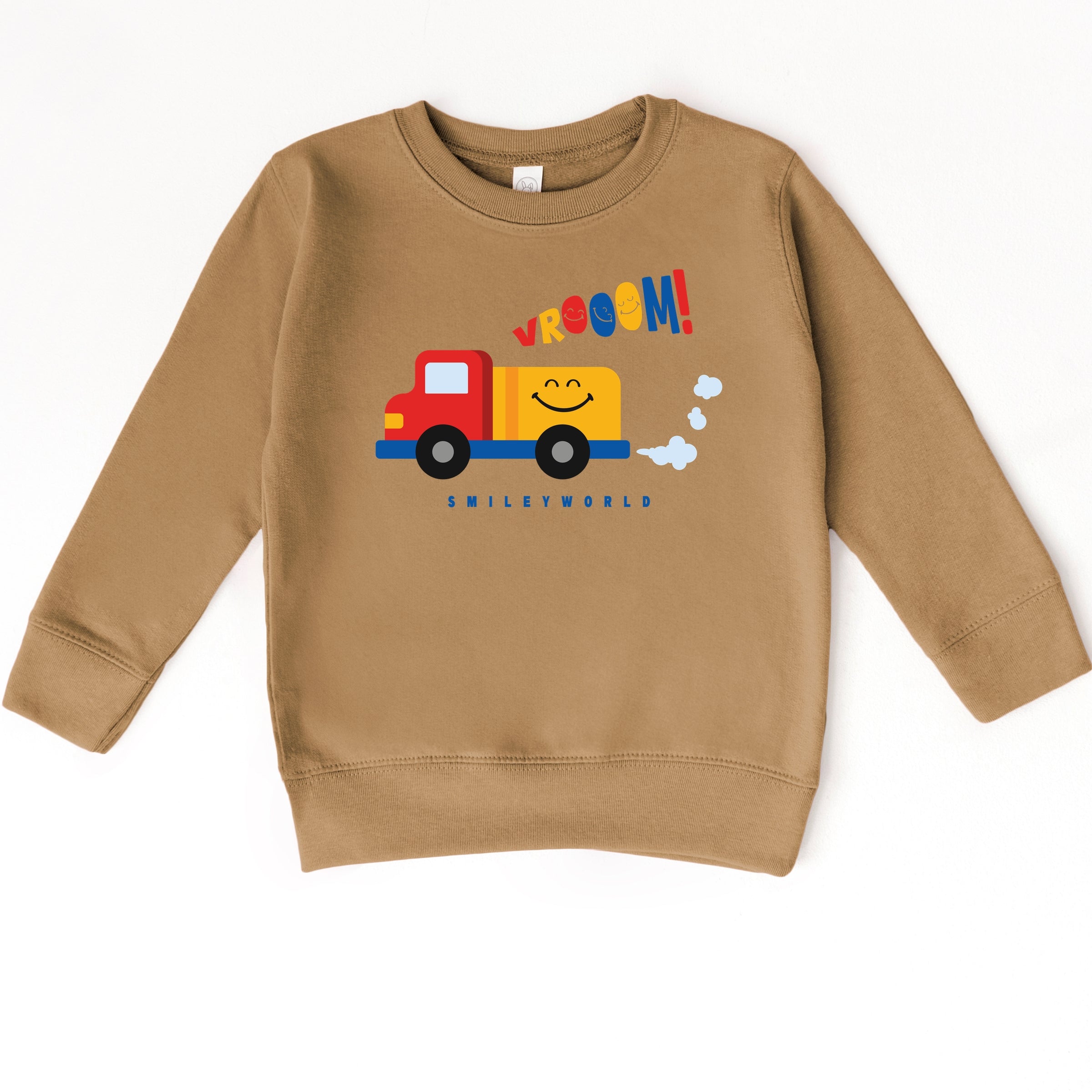 SmileyWorld Vrooom Truck - Toddler Graphic Sweatshirt