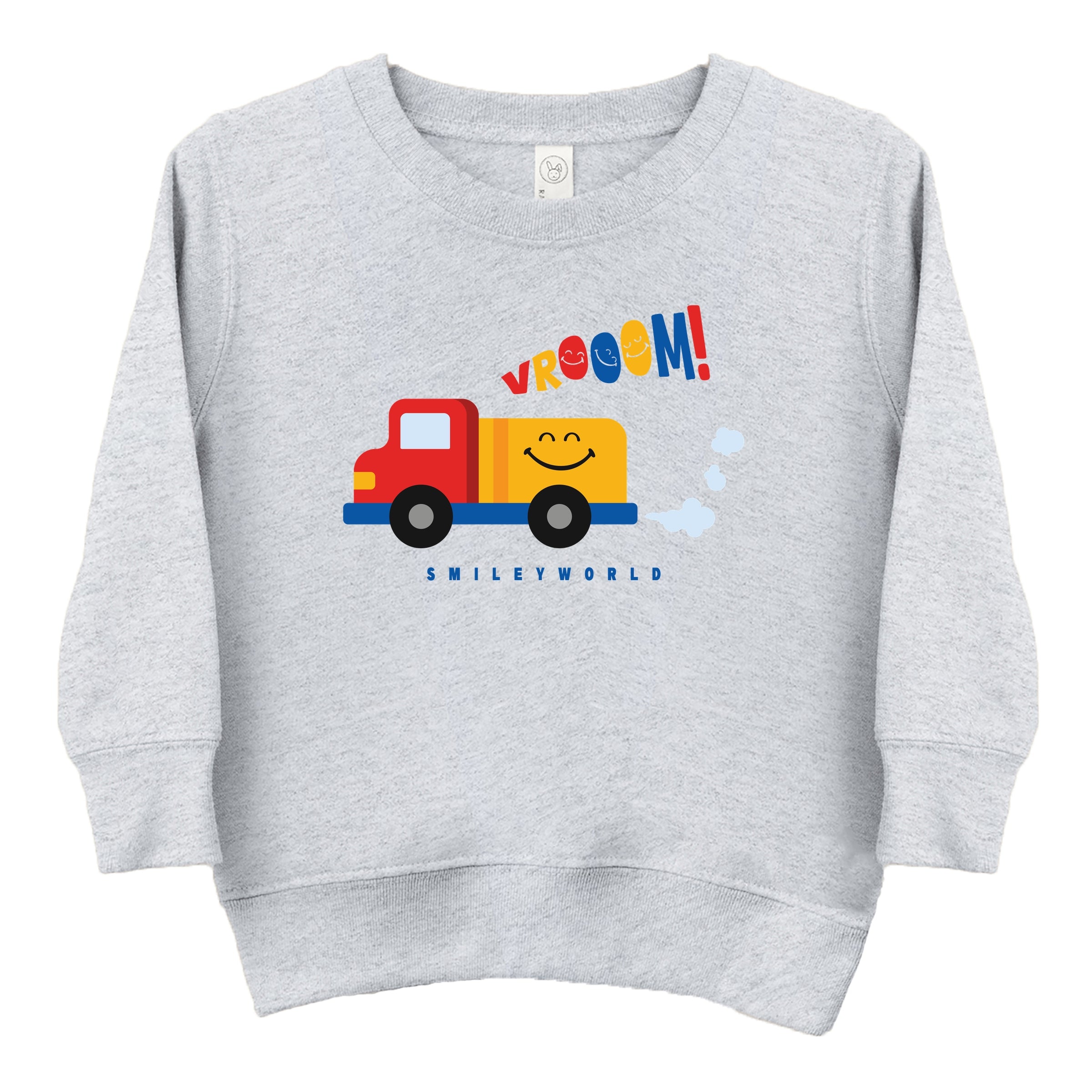 SmileyWorld Vrooom Truck - Toddler Graphic Sweatshirt