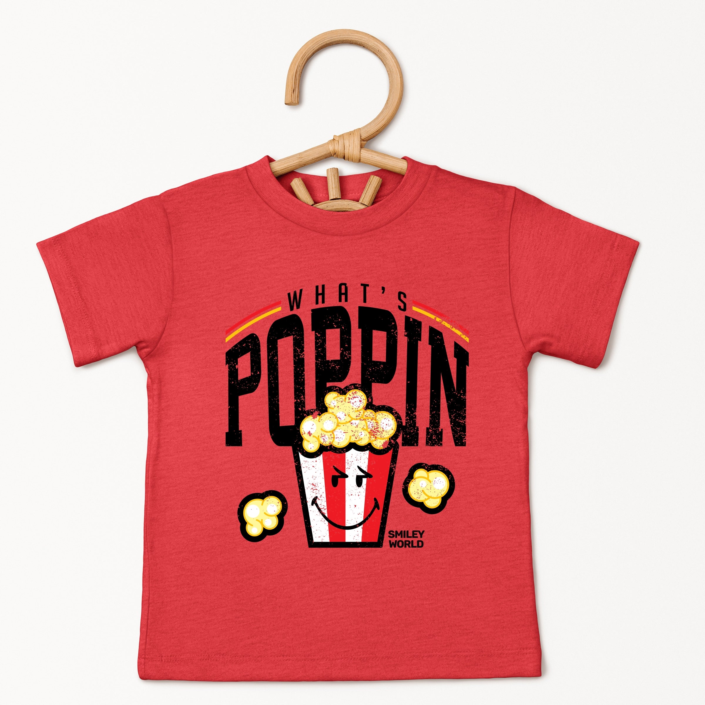 SmileyWorld What's Poppin - Toddler Short Sleeve Graphic T-Shirt