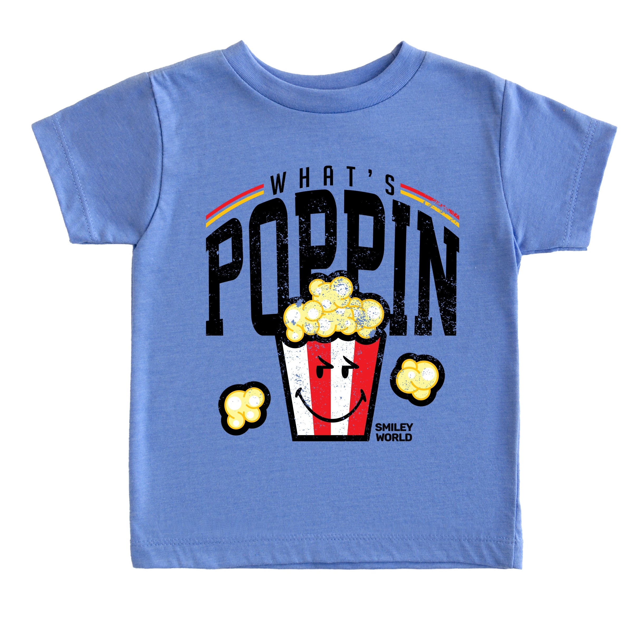 SmileyWorld What's Poppin - Toddler Short Sleeve Graphic T-Shirt