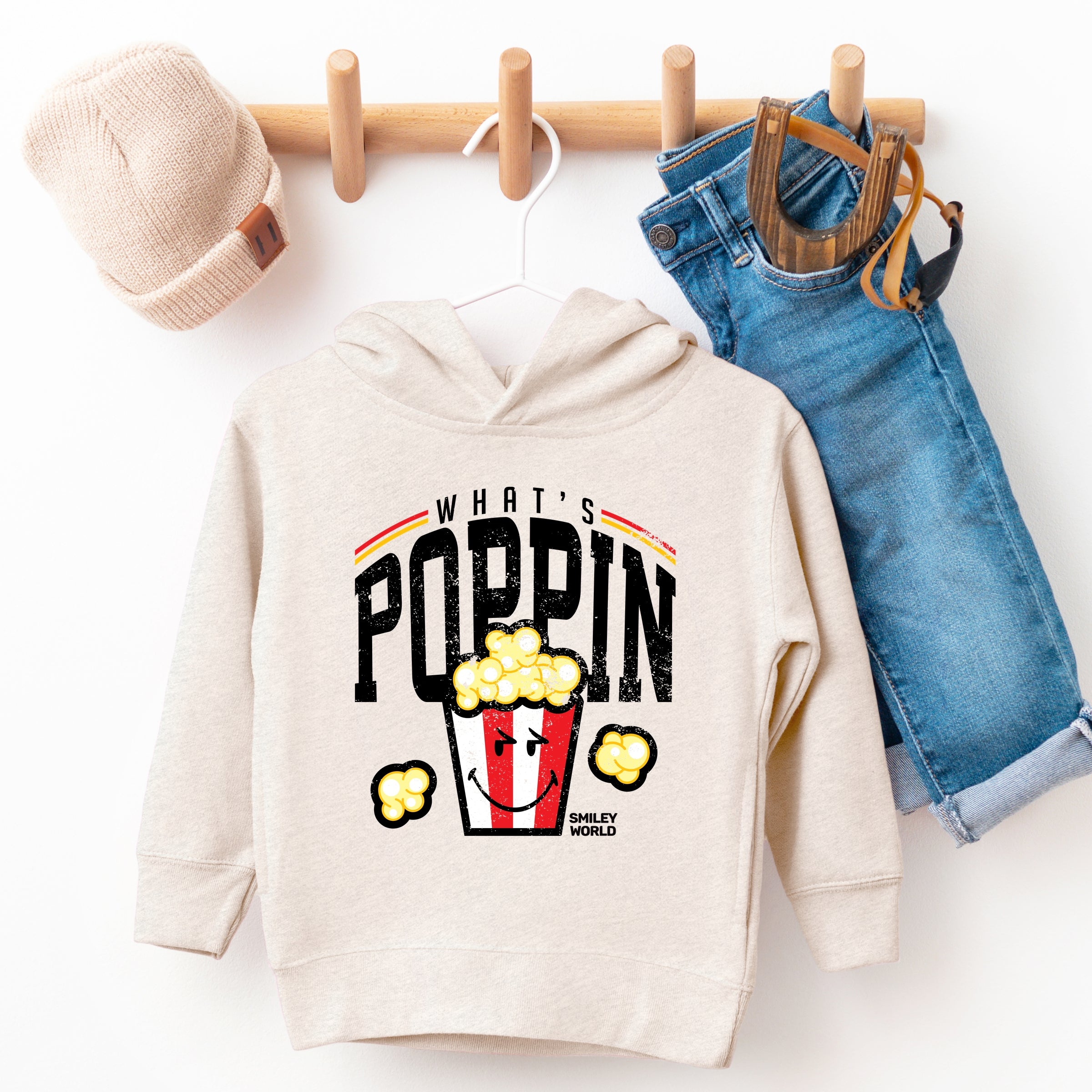 SmileyWorld What's Poppin - Toddler Hoodie