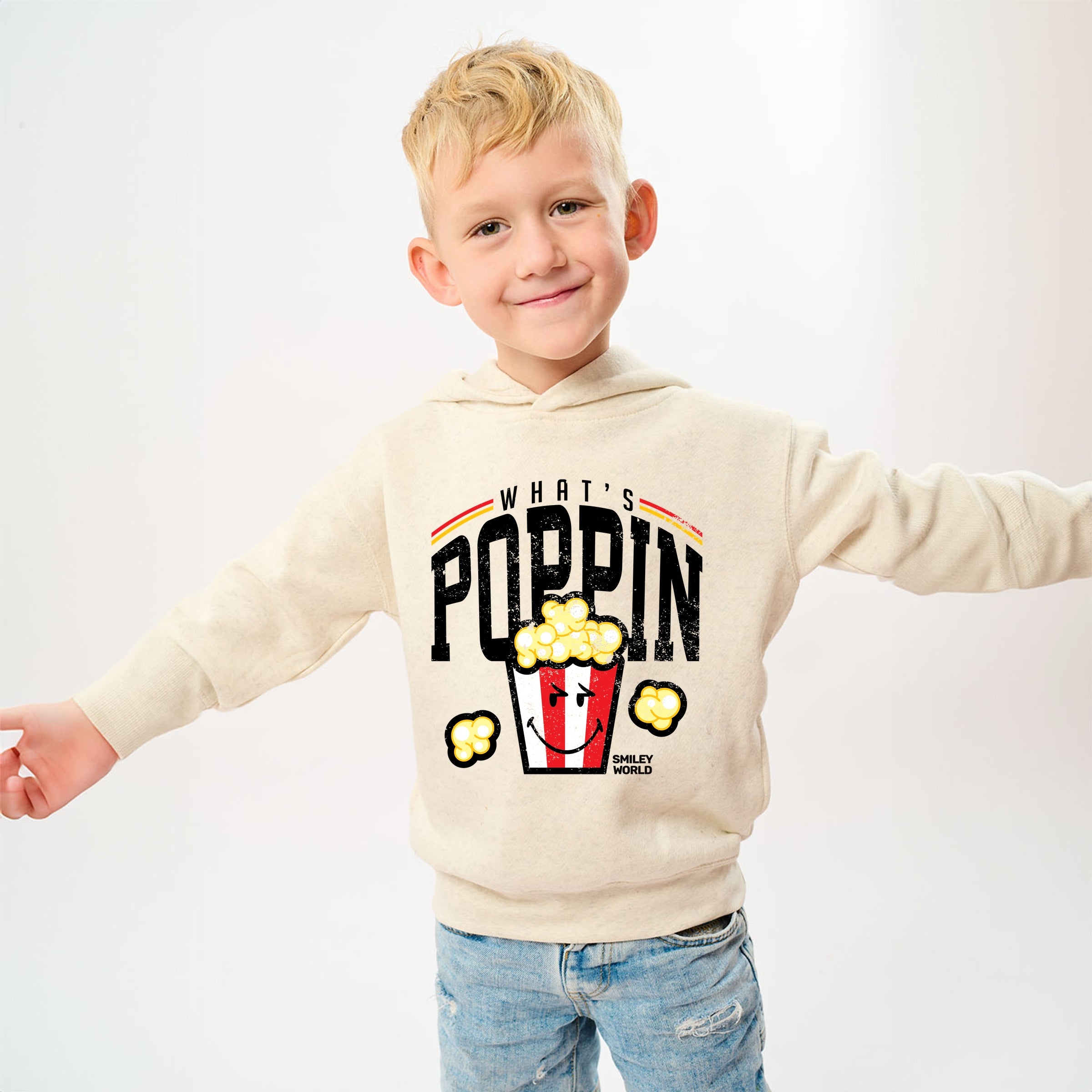 SmileyWorld What's Poppin - Toddler Hoodie