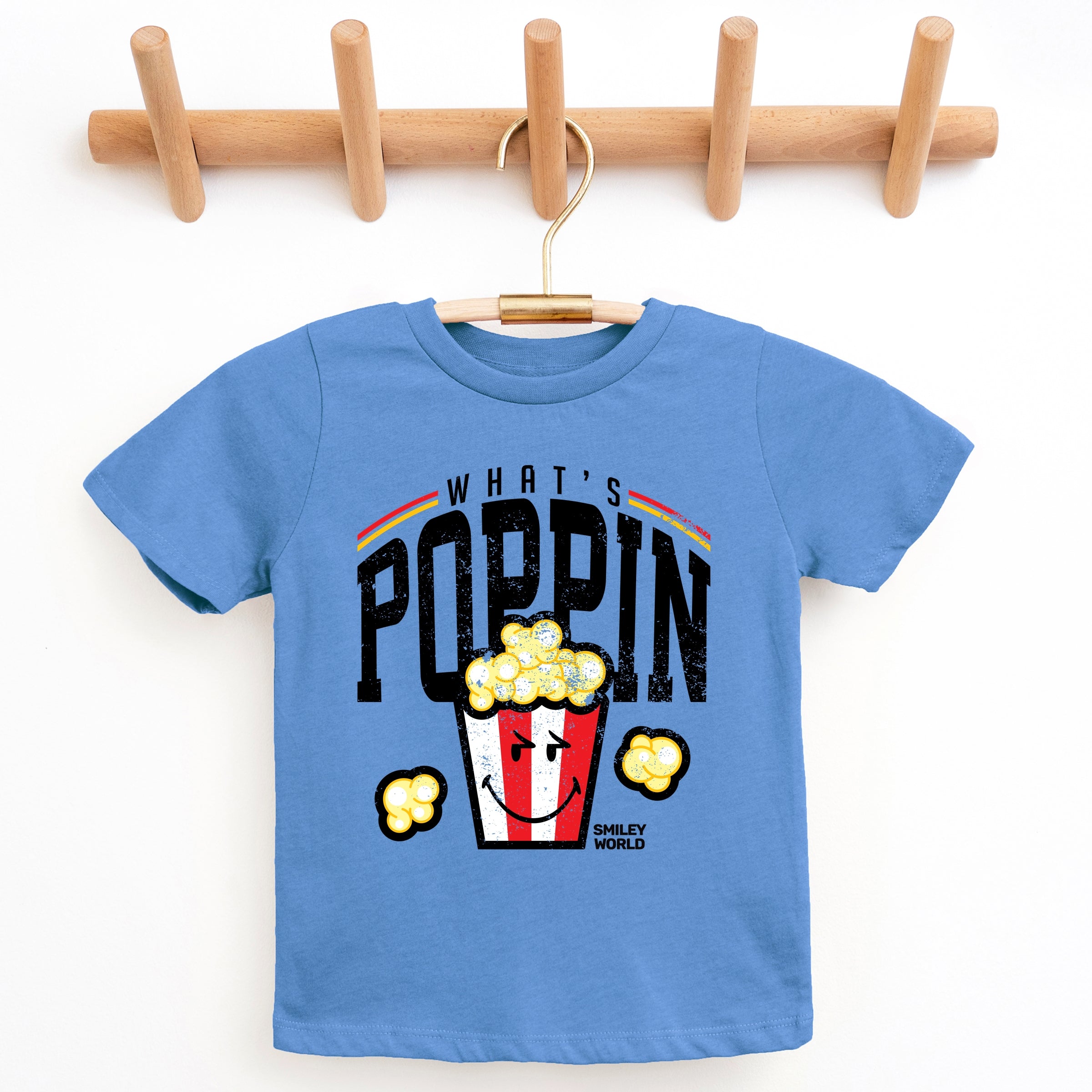 SmileyWorld What's Poppin - Youth Short Sleeve Graphic T-Shirt