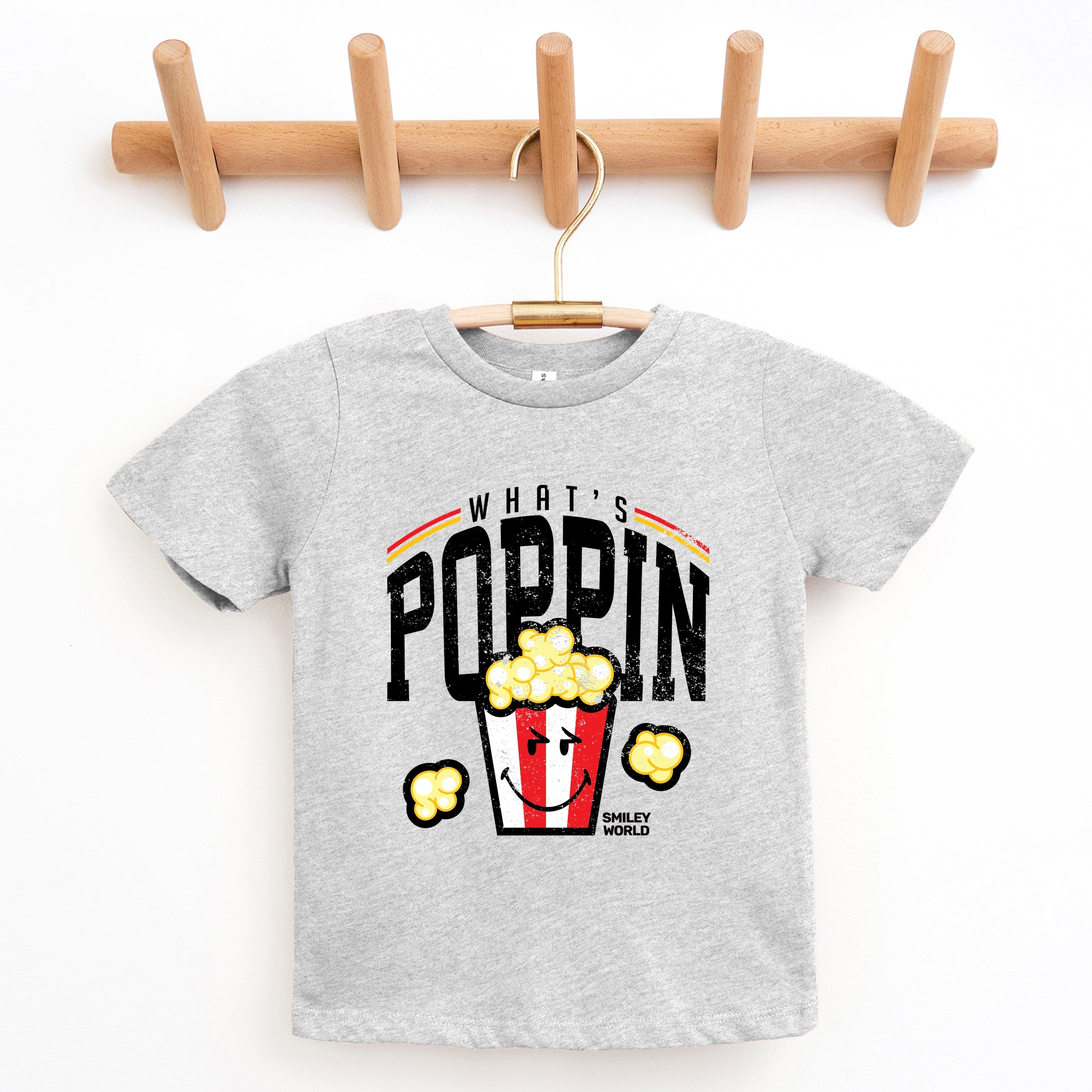 SmileyWorld What's Poppin - Youth Short Sleeve Graphic T-Shirt