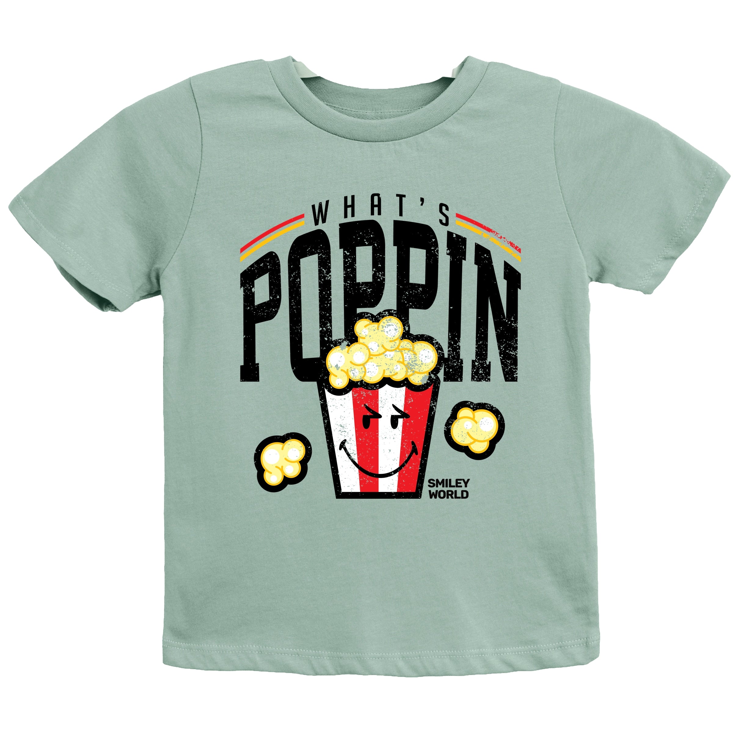 SmileyWorld What's Poppin - Youth Short Sleeve Graphic T-Shirt