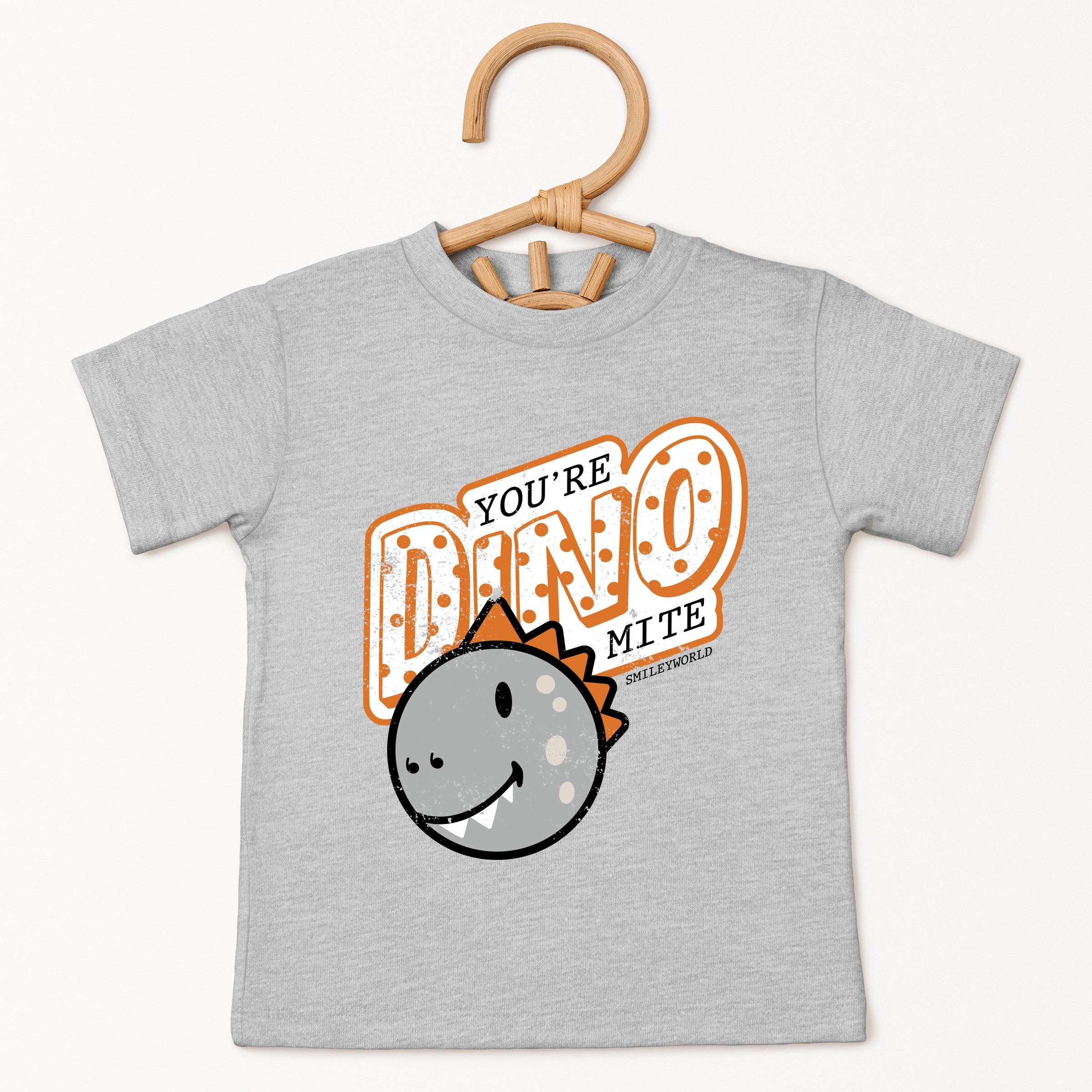 SmileyWorld You're Dino-Mite - Toddler Short Sleeve Graphic T-Shirt